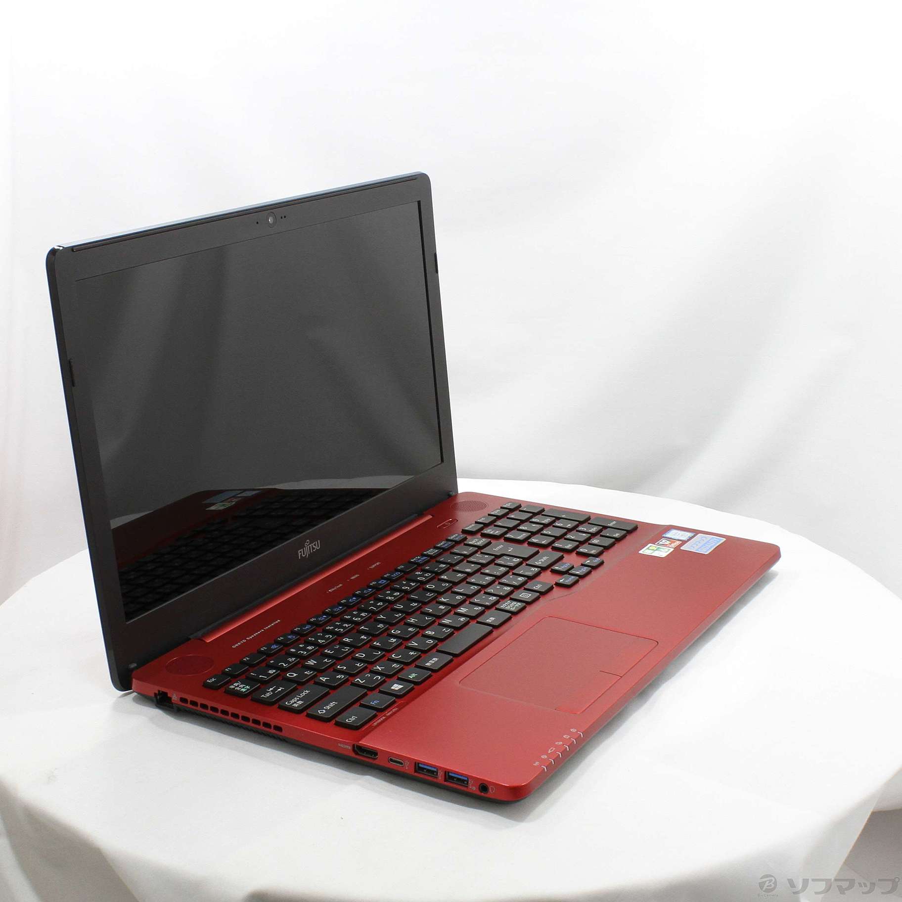 中古】格安安心パソコン LIFEBOOK AH45／B2 FMVA45B2R ルビーレッド 〔Windows 10〕 ［Core-i3-7100U  (2.4GHz)／4GB／HDD1TB／15.6インチワイド］ [2133056729750] - リコレ！|ビックカメラグループ ソフマップの中 -  激安通販 限定商品