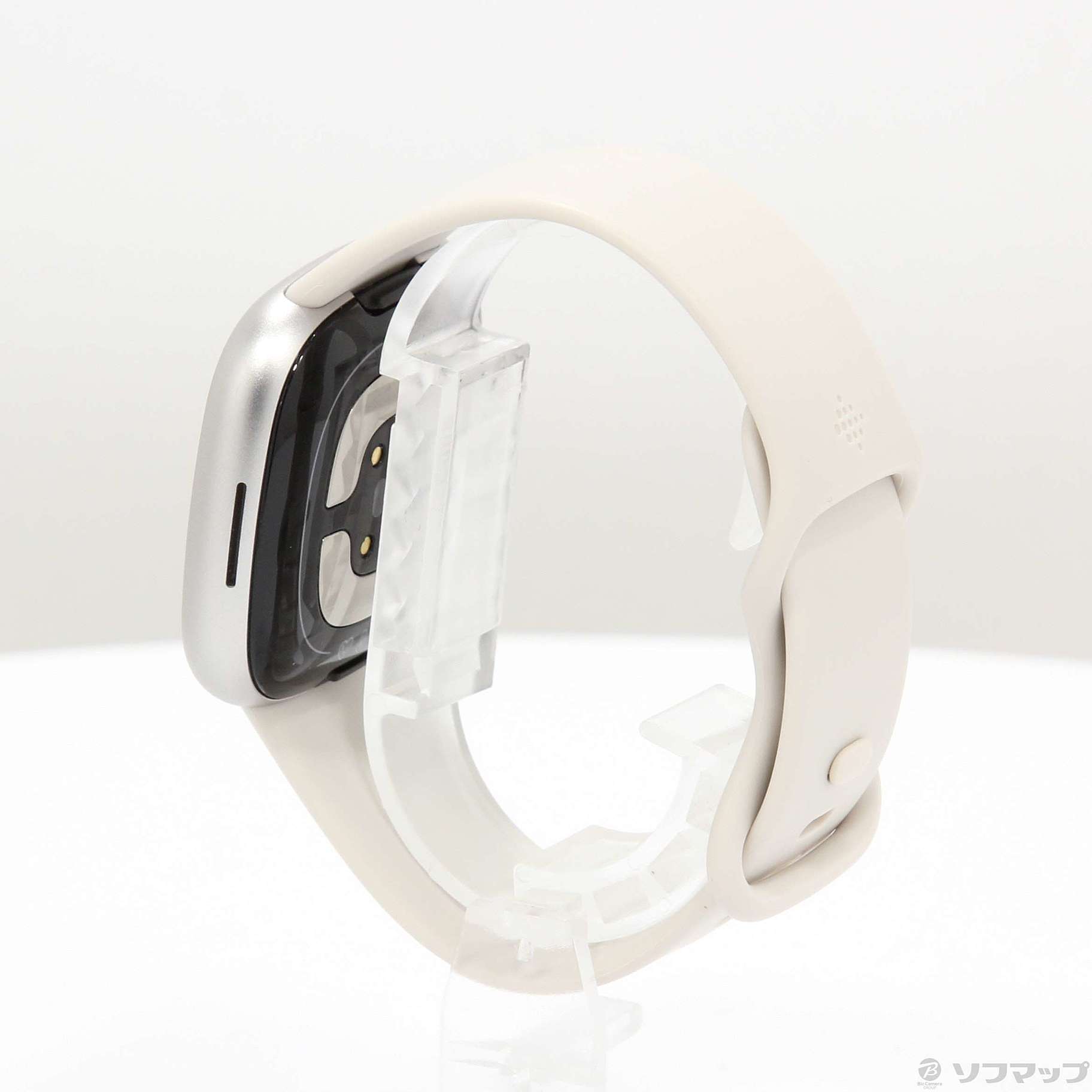 中古】Fitbit Sense 2 FB521SRWT-FRCJK ルナホワイト／プラチナ 