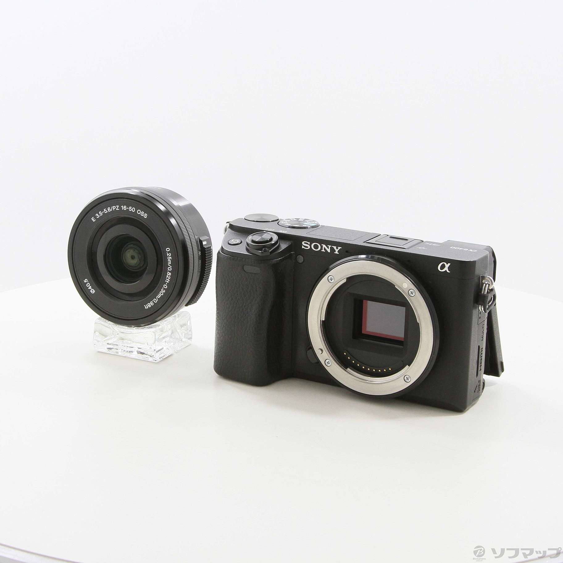 中古】α6400 ILCE-6400L パワーズームレンズキット ブラック 