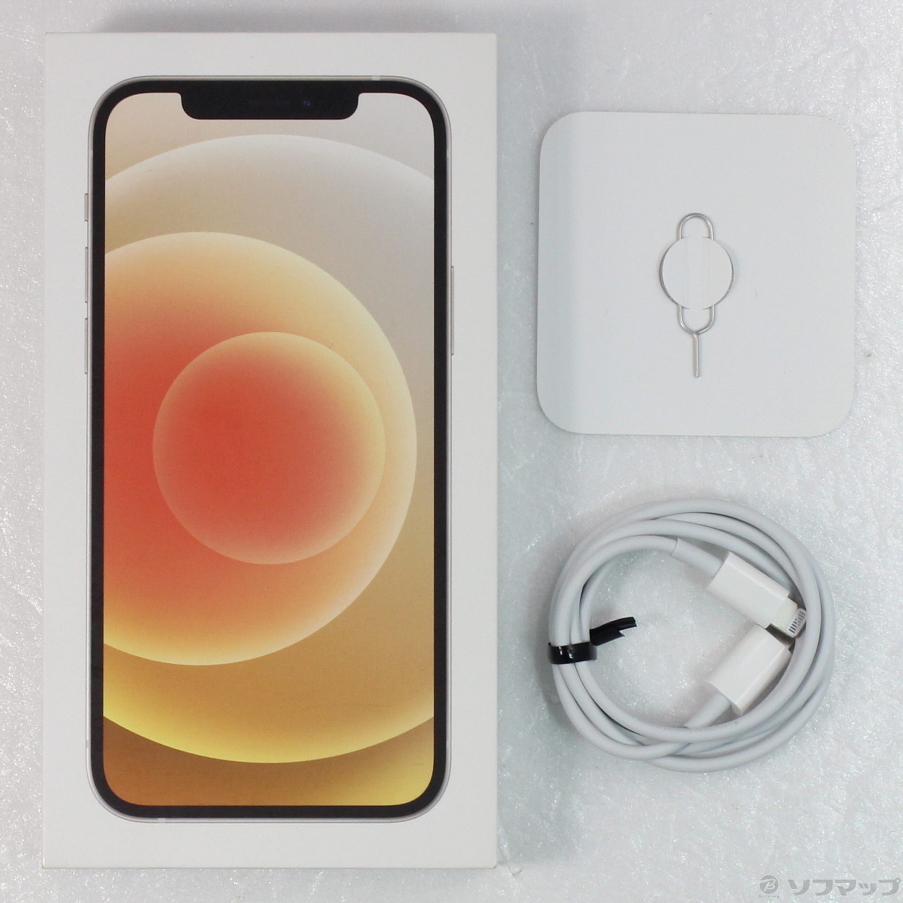 中古】iPhone12 64GB ホワイト MGHP3J／A SIMフリー [2133056745842 