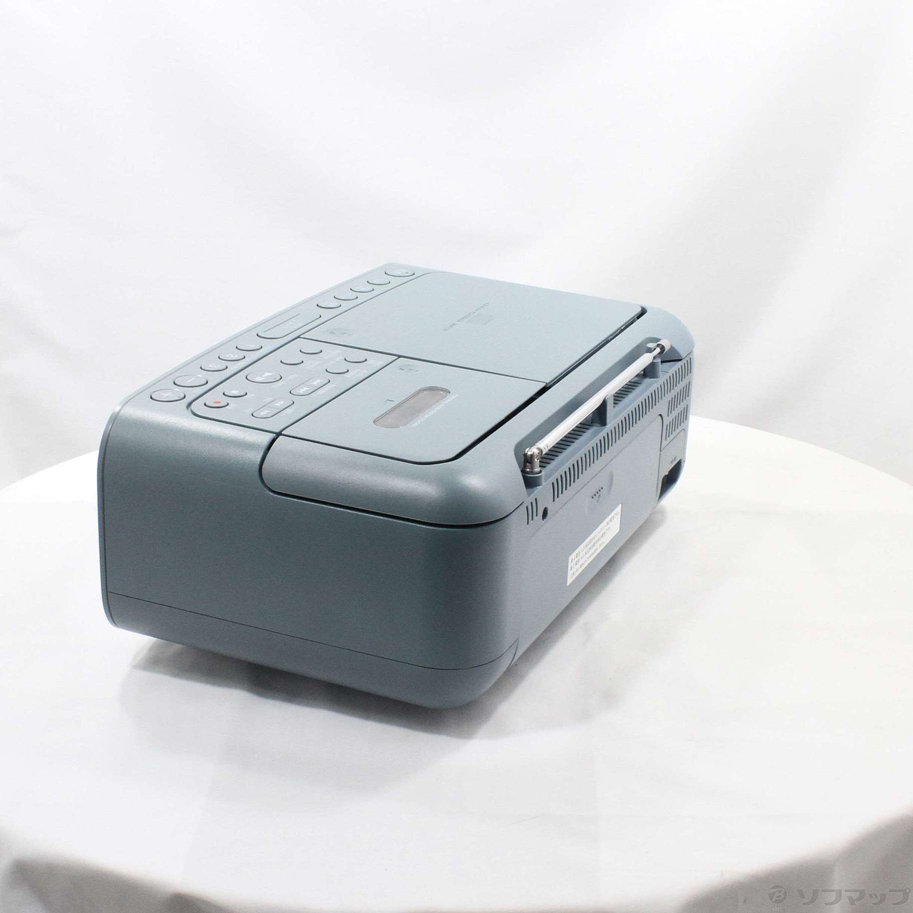 中古】〔展示品〕 CDラジオカセットレコーダー CFD-S401 ブルーグレー