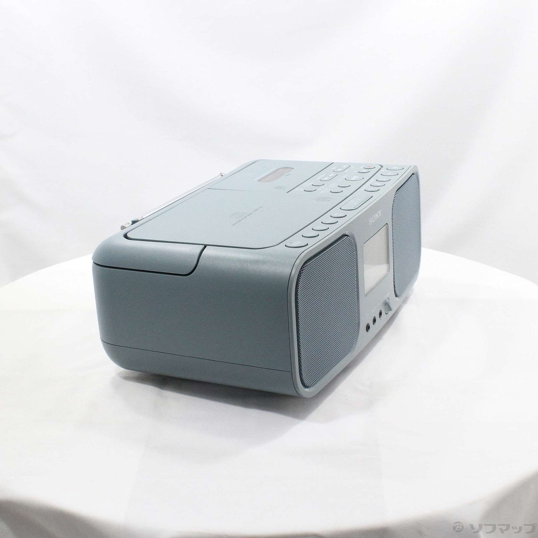 中古】〔展示品〕 CDラジオカセットレコーダー CFD-S401 ブルーグレー
