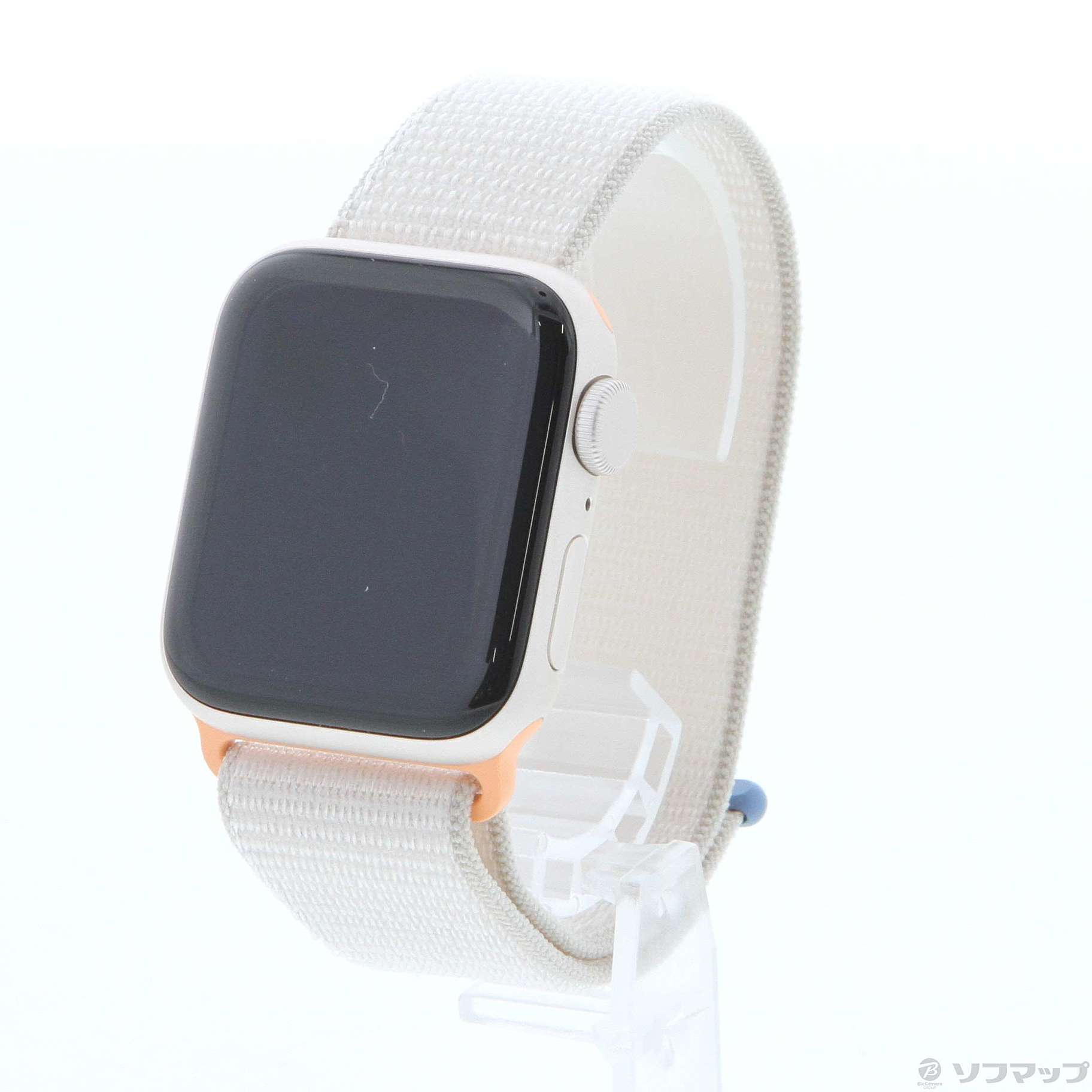 〔展示品〕 Apple Watch SE 第2世代 GPS 40mm スターライトアルミニウムケース スターライトスポーツループ