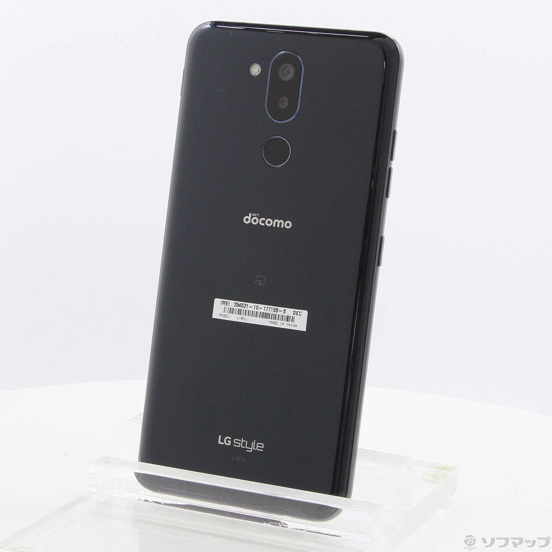 LG Style2 BLACK / L-01L 踏ん張れ Docomo スマホ