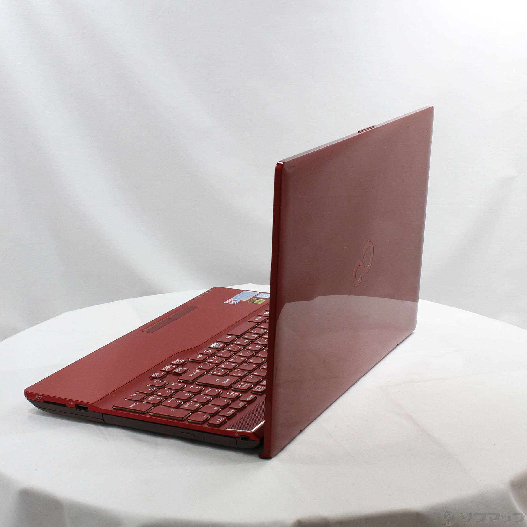 中古】LIFEBOOK AH53／C2 FMVA53C2R ガーネットレッド 〔Windows 10