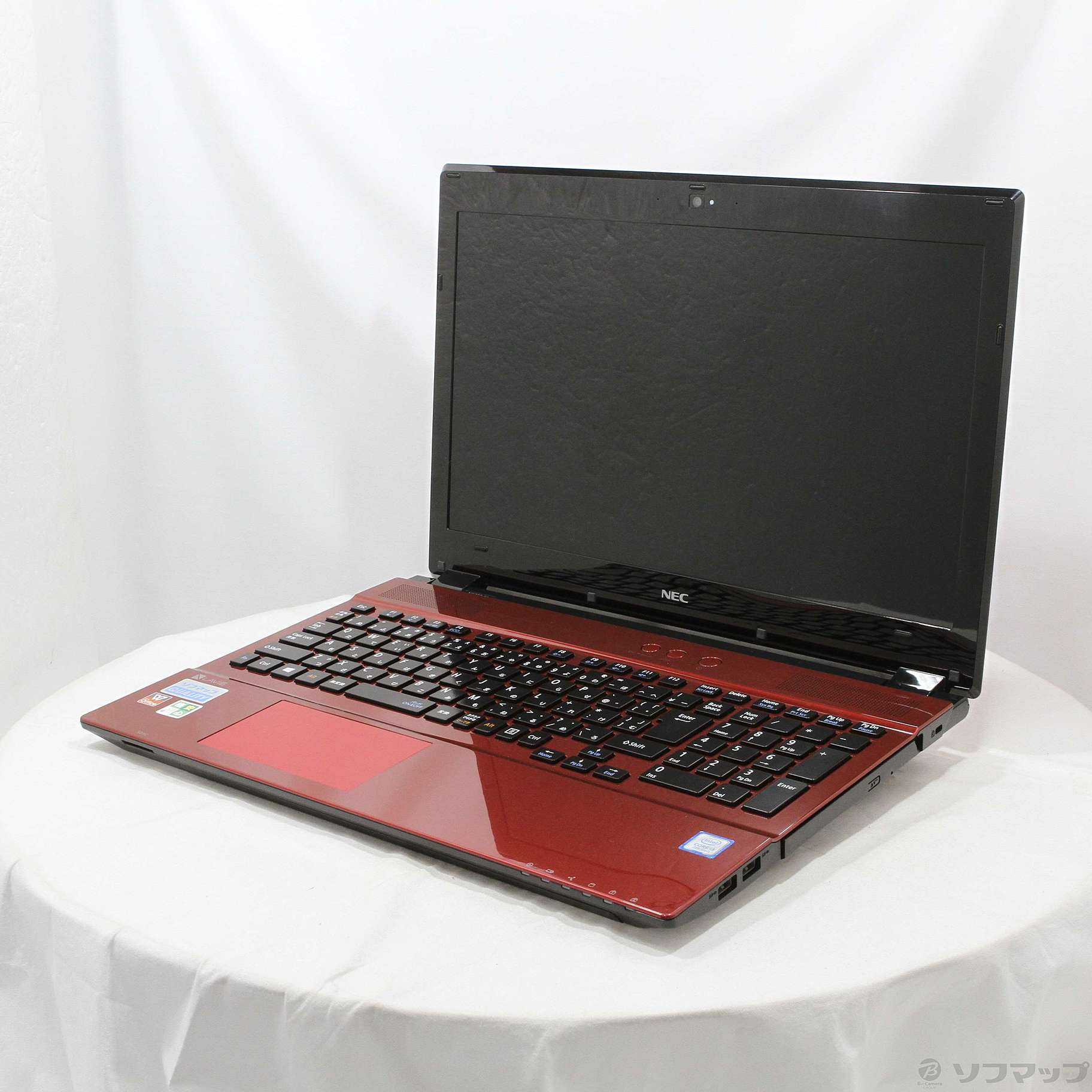 中古】格安安心パソコン LaVie Note Standard PC-NS350HAR クリスタルレッド 〔Windows 10〕  ［Core-i3-7100U (2.4GHz)／4GB／HDD1TB／15.6インチワイド］ [2133056776860] -  リコレ！|ビックカメラグループ ソフマップの中古通販サイト