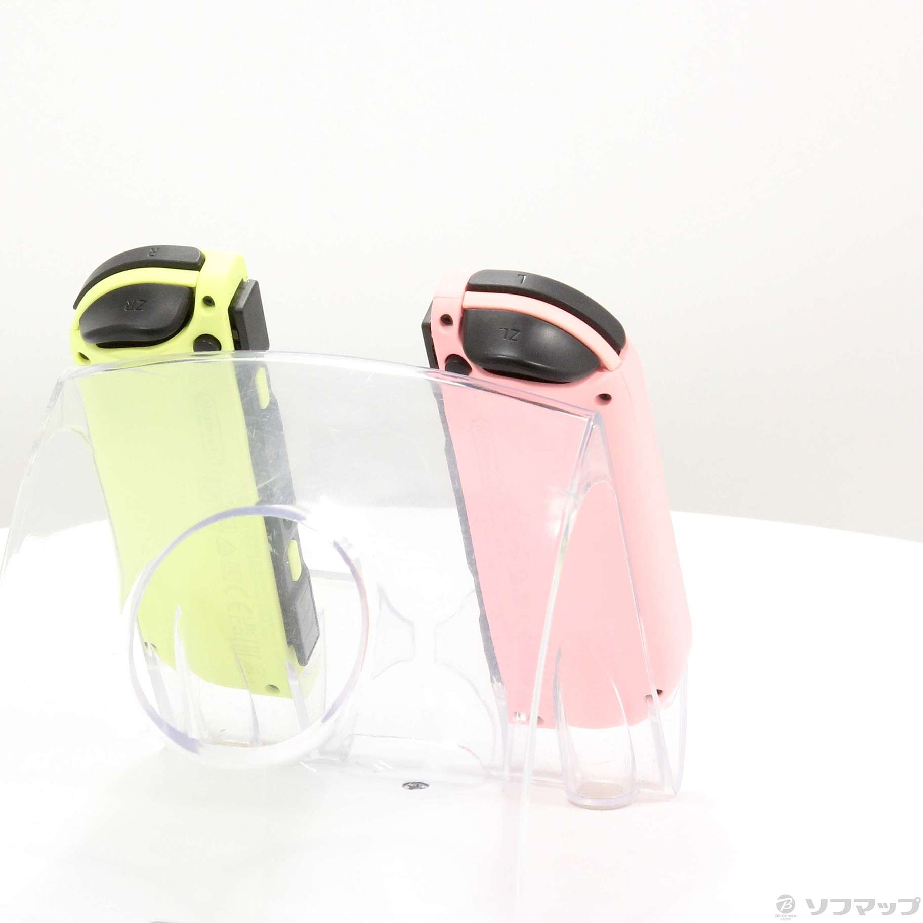 中古】Joy-Con(L) パステルピンク／(R) パステルイエロー HAC-A-JAVAF