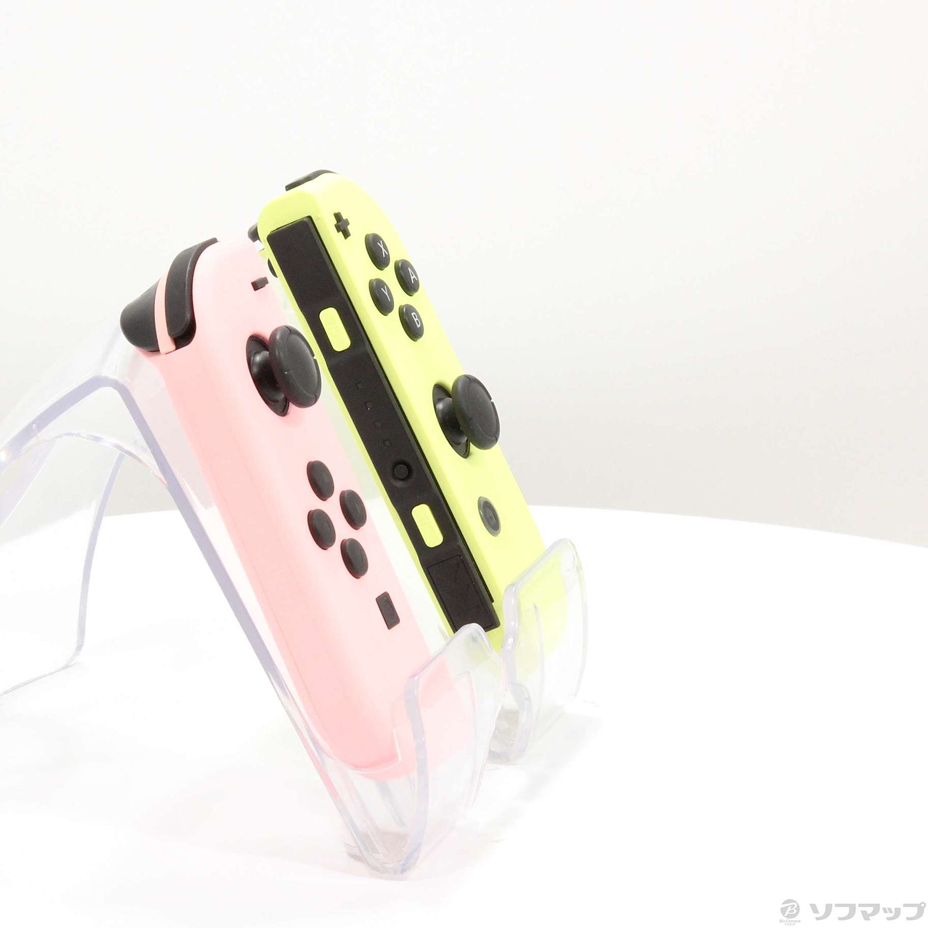 中古】Joy-Con(L) パステルピンク／(R) パステルイエロー HAC-A-JAVAF