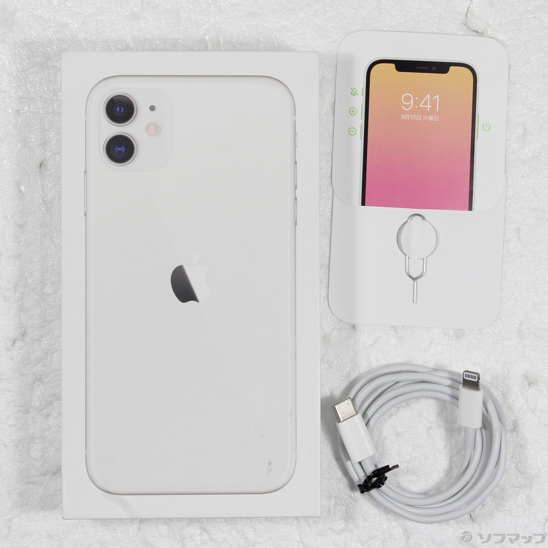 中古】iPhone11 64GB ホワイト MHDC3J／A SIMフリー [2133056779960] - リコレ！|ビックカメラグループ  ソフマップの中古通販サイト