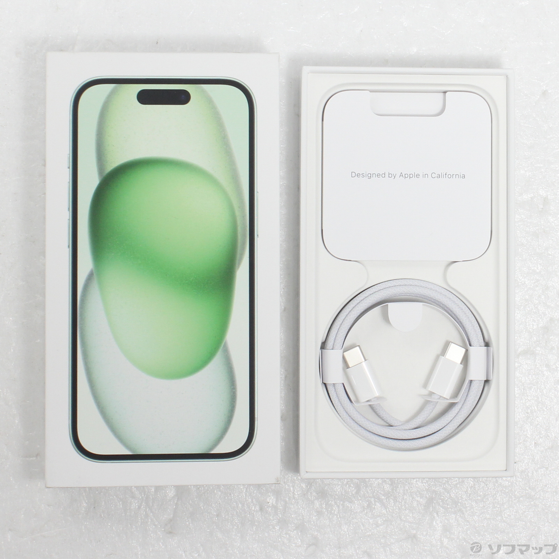 中古】iPhone15 256GB グリーン MTMT3J／A SIMフリー [2133056781338