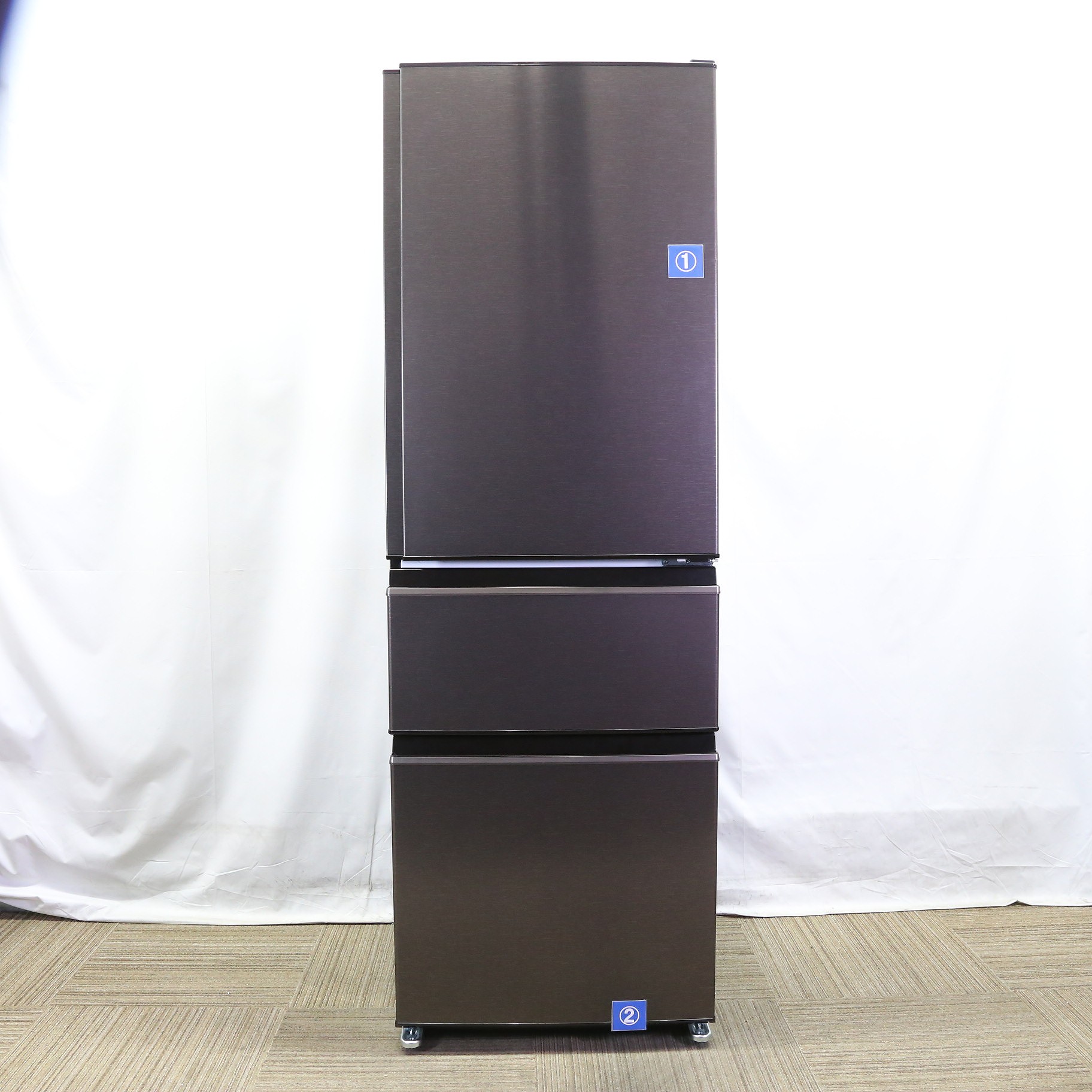 中古】〔展示品〕 冷蔵庫 CDシリーズ ダークブラウン MR-CD41BKJ-T