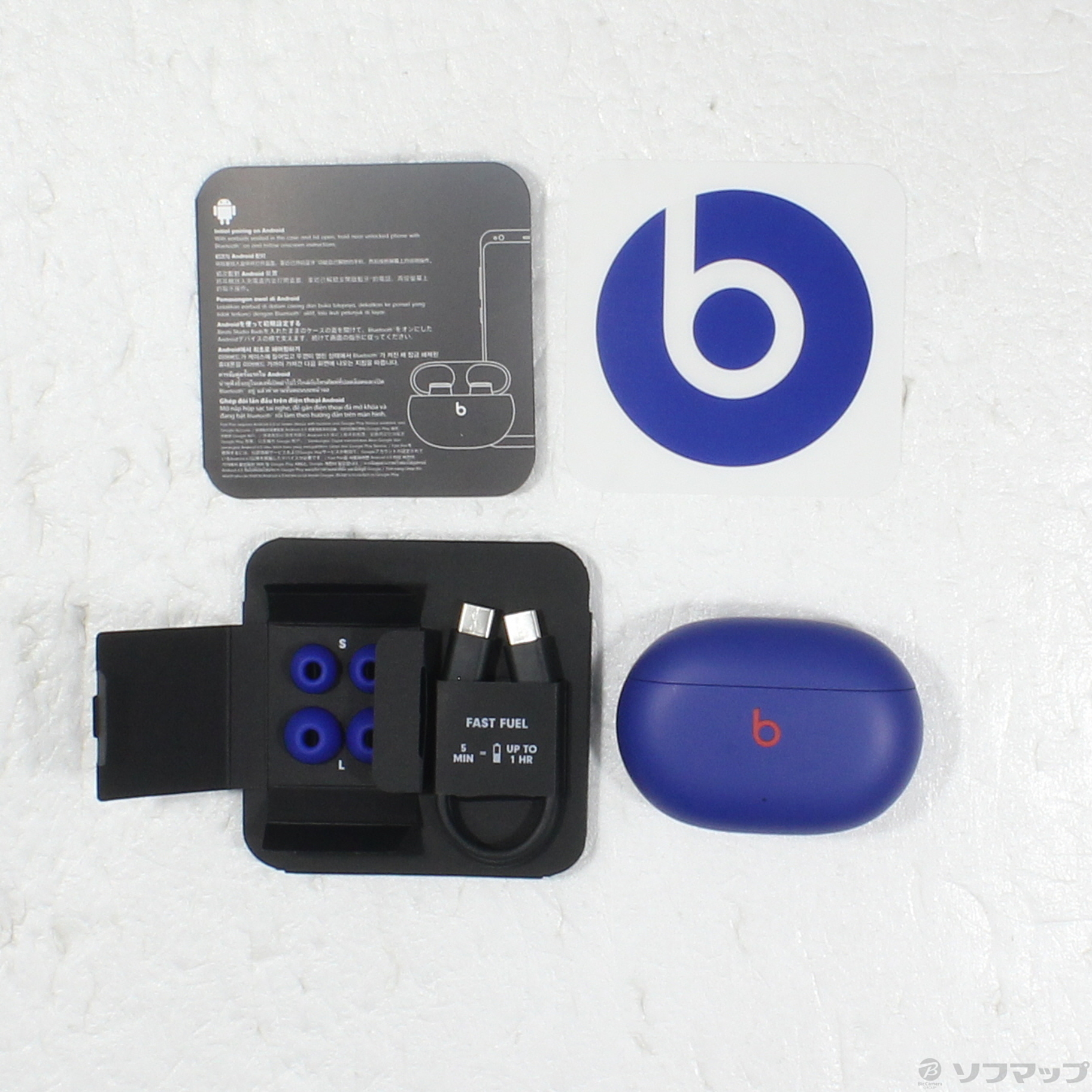 〔展示品〕 Beats Studio Buds MMT73PA／A オーシャンブルー