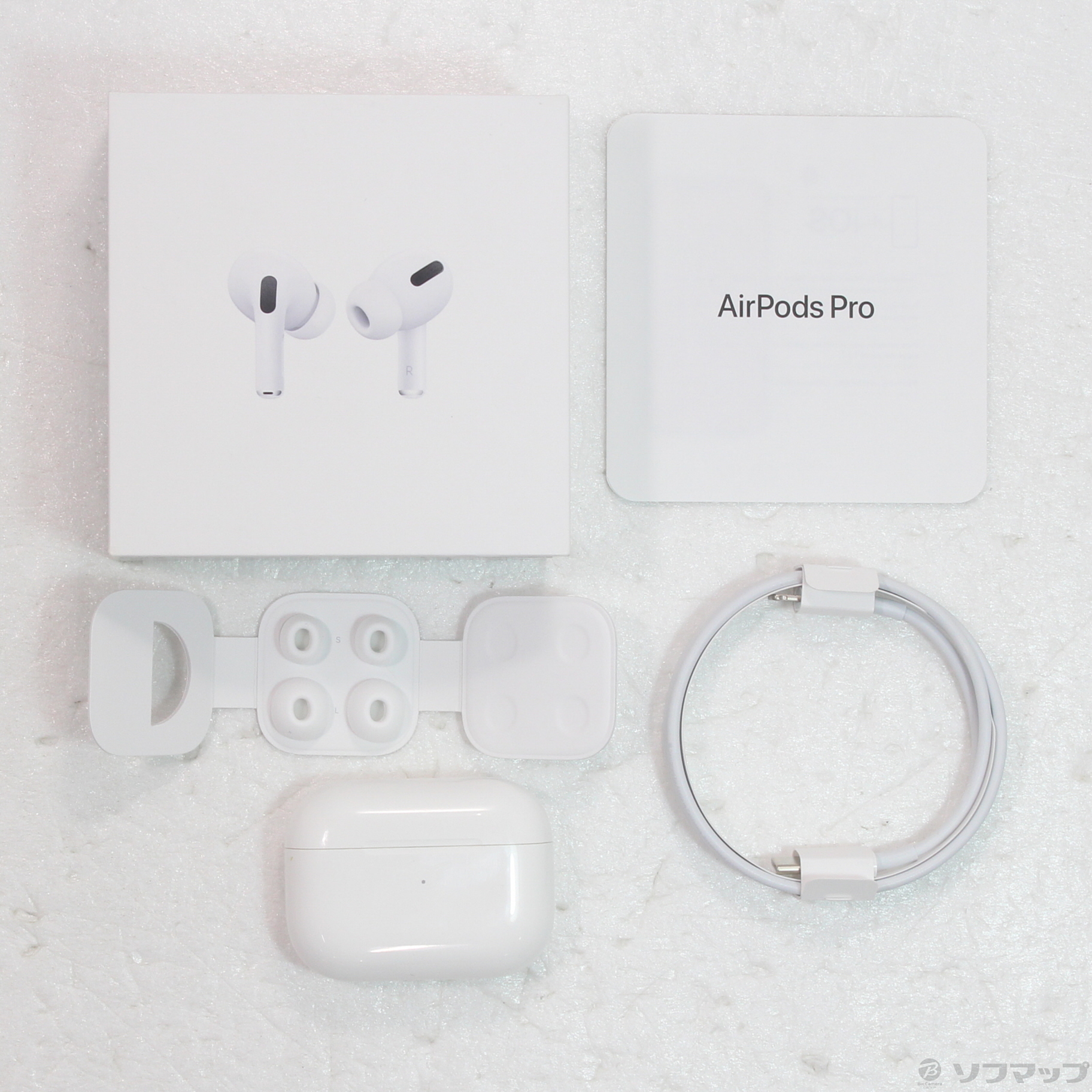 中古】AirPods Pro 第1世代 MWP22J／A ノイズあり [2133056817365