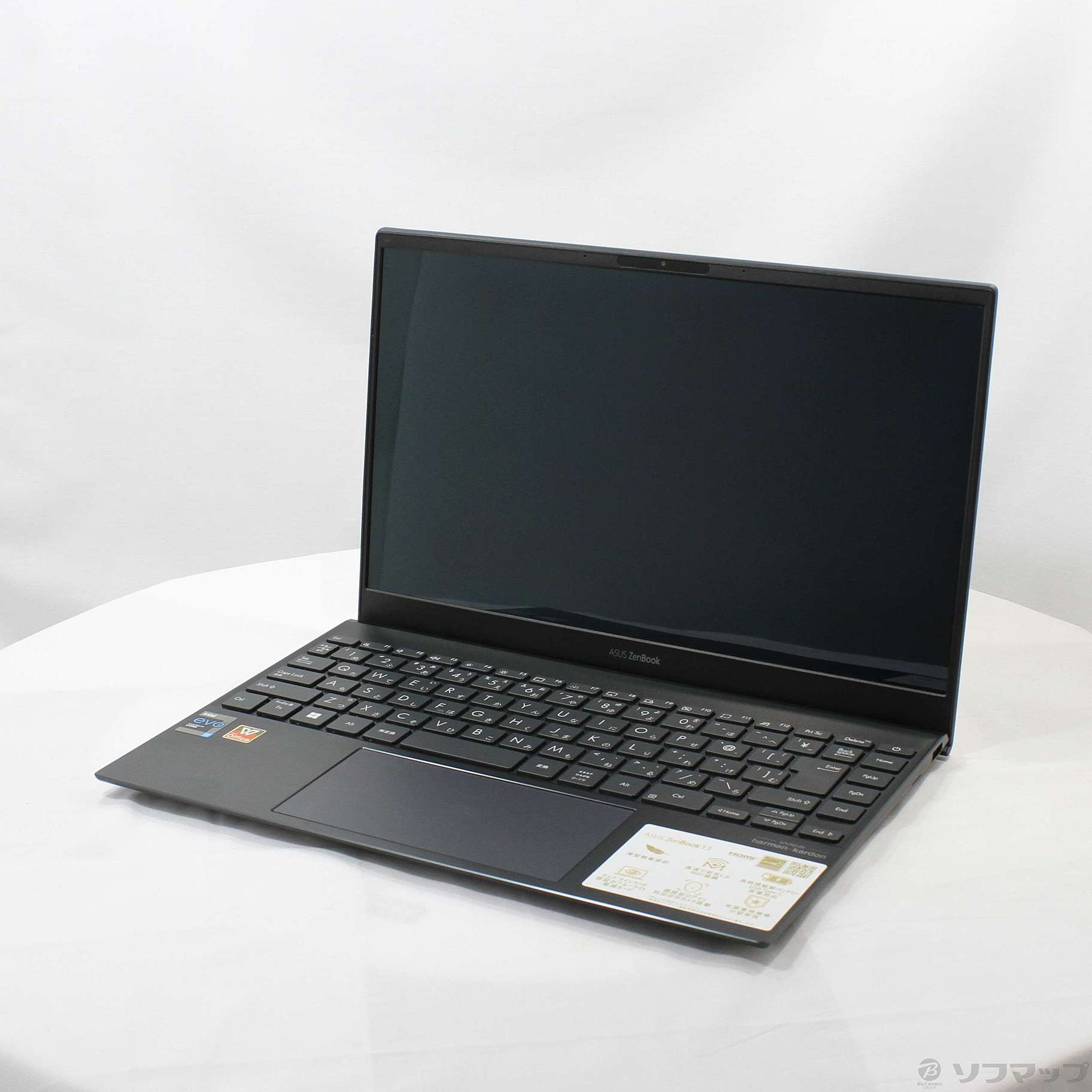中古】ZenBook 13 OLED UX325EA UX325EA-KG738WS パイングレー 