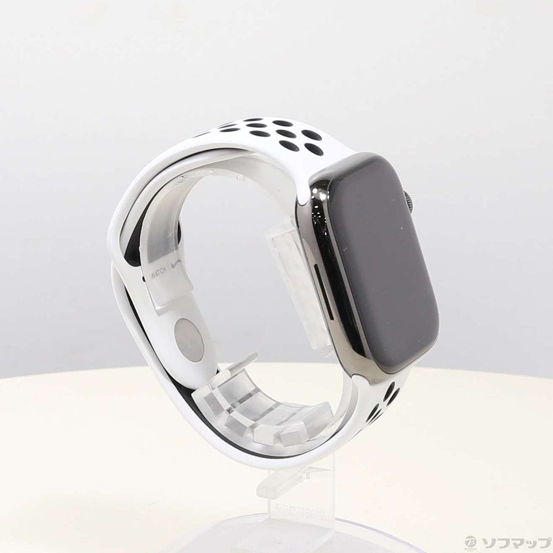 中古】Apple Watch Series 8 GPS + Cellular 45mm グラファイトステンレススチールケース  サミットホワイト／ブラックNikeスポーツバンド [2133056830067] - リコレ！|ビックカメラグループ ソフマップの中古通販サイト