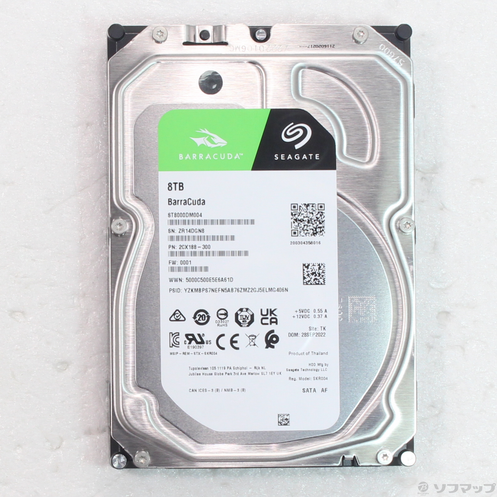 中古】ST8000DM004 8TB SATA600 5400 [2133056835345] - リコレ 