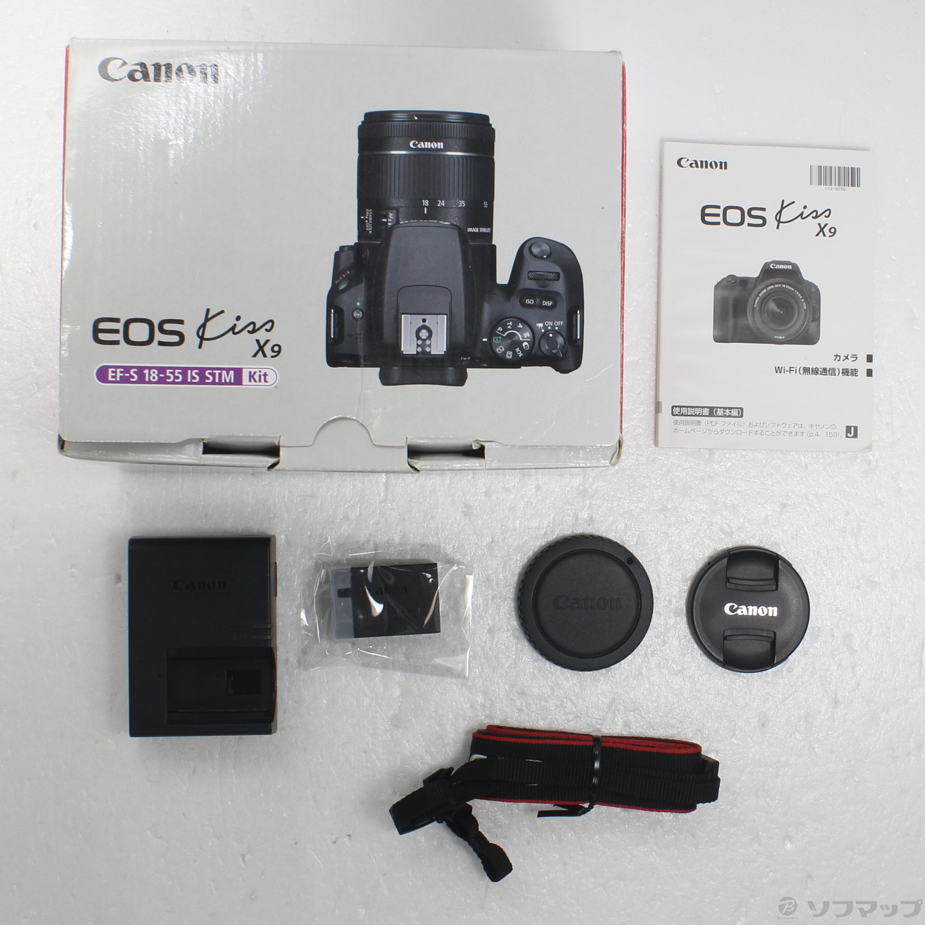 中古】EOS Kiss X9 ブラック EF-S18-55 IS STM レンズキット [2133056836427] -  リコレ！|ビックカメラグループ ソフマップの中古通販サイト