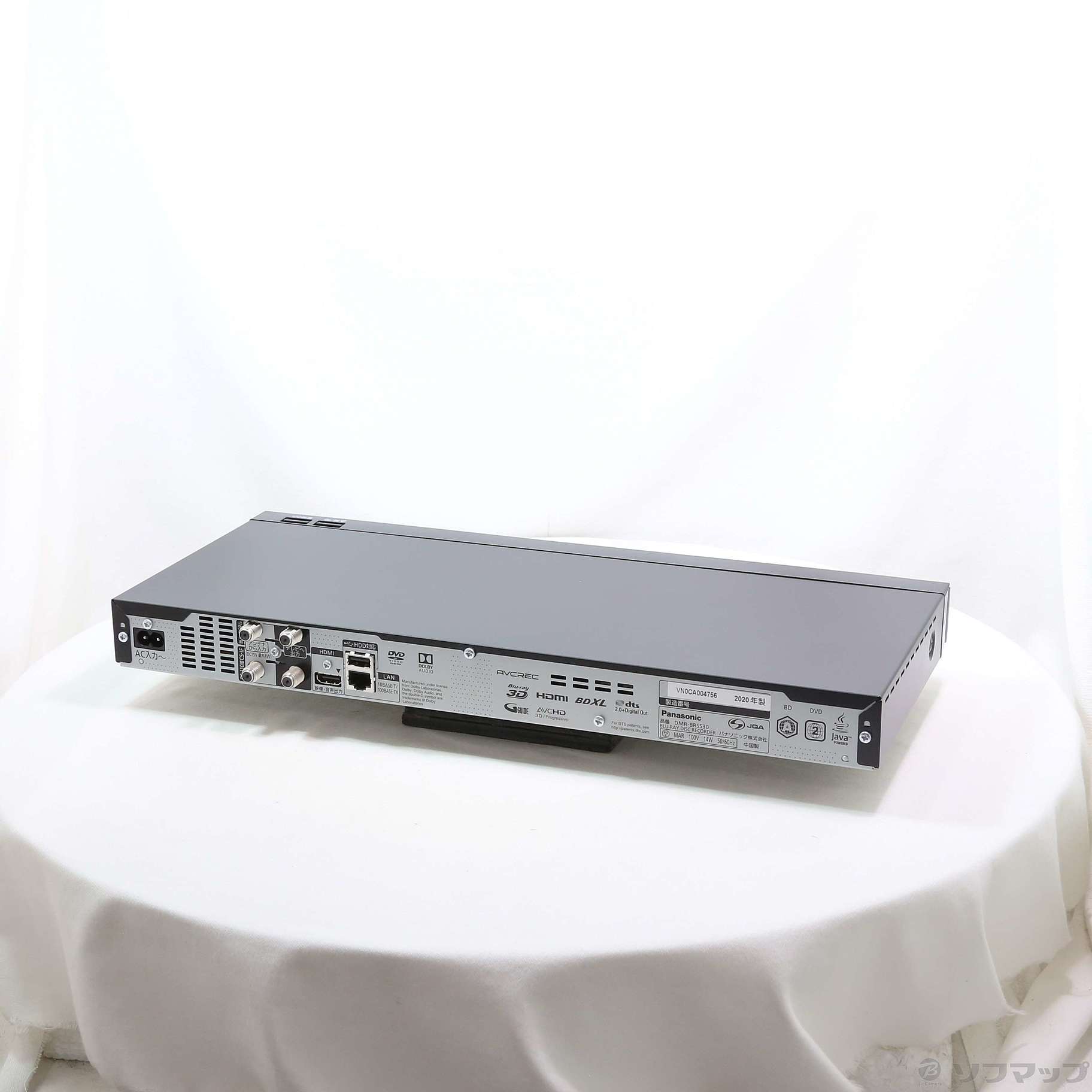 メーカー保証付】500GB Panasonic DIGA DMR-BRS530