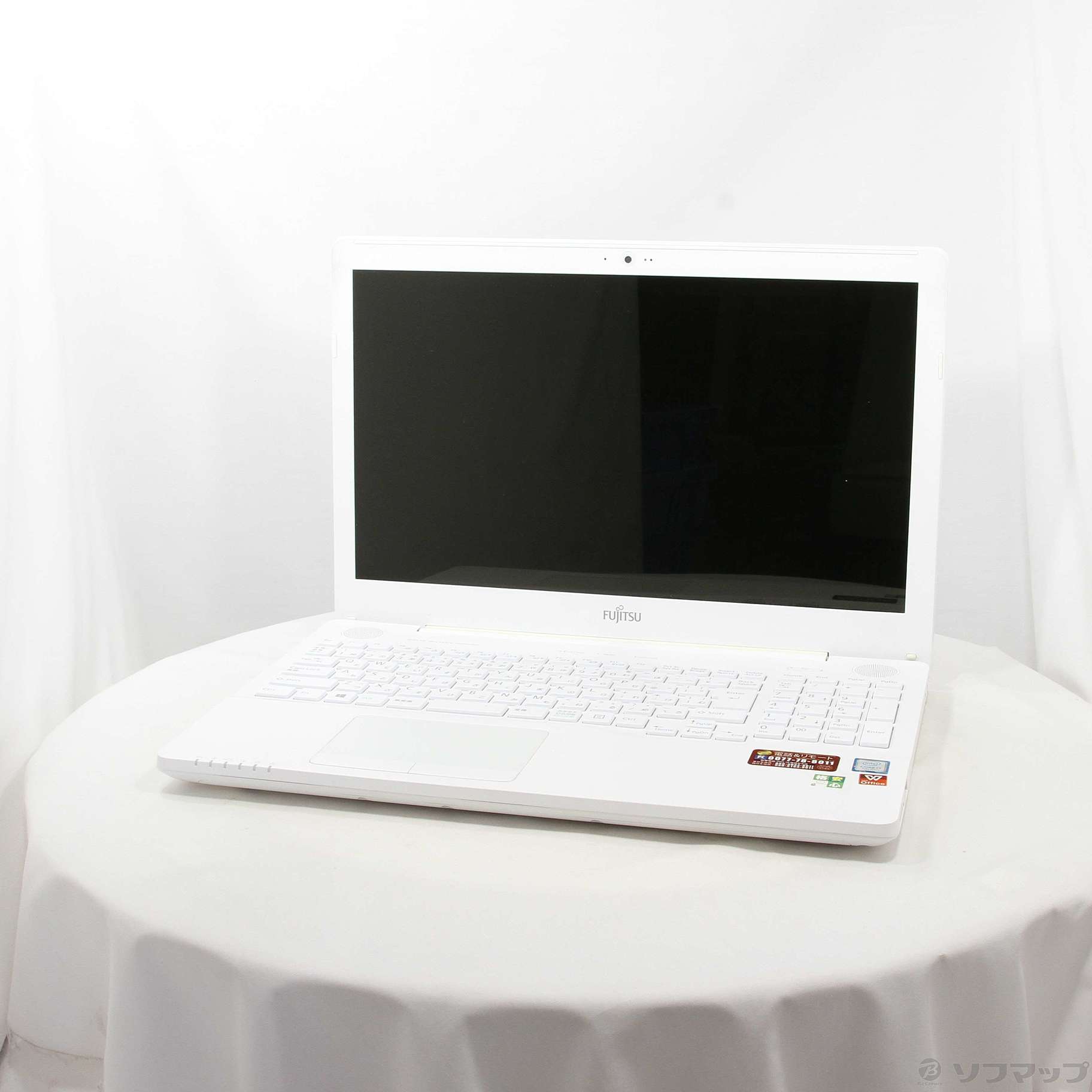 中古】格安安心パソコン LIFEBOOK AH50／C2 FMVA50C2WP プレミアムホワイト 〔Windows 10〕  ［Core-i7-7700HQ (2.8GHz)／4GB／HDD1TB／15.6インチワイド］ [2133056843340] -  リコレ！|ビックカメラグループ ソフマップの中古通販サイト