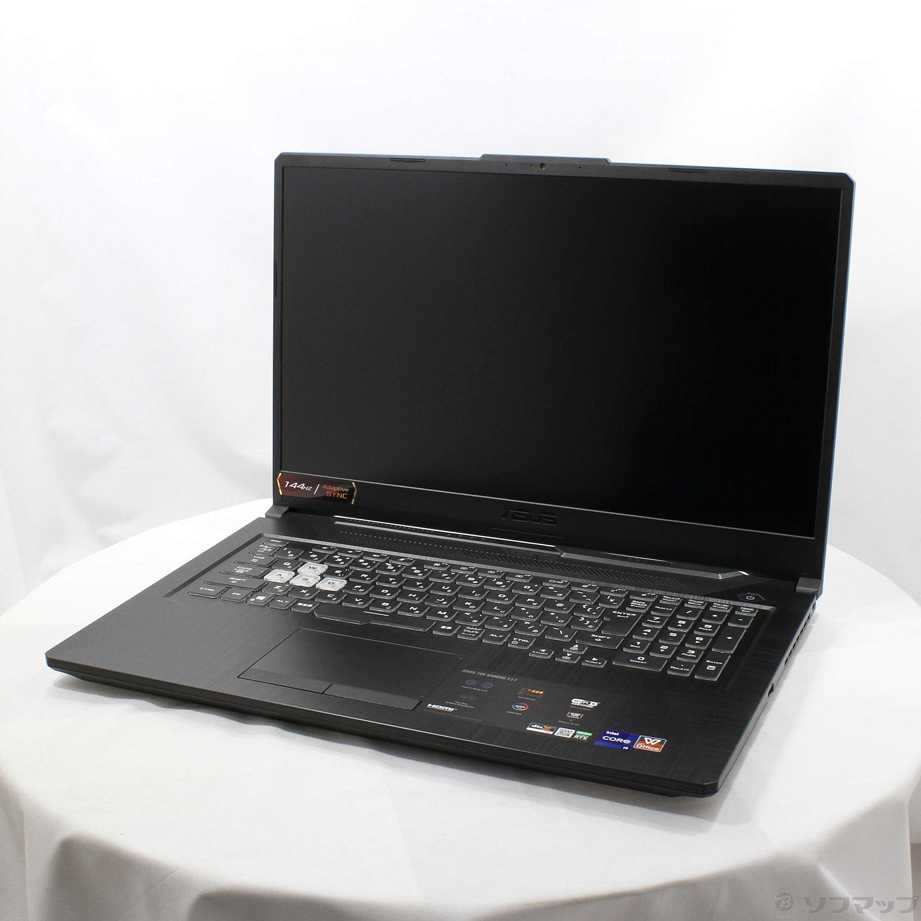 〔中古品〕 TUF Gaming F17 FX706HM FX706HM-HX073T グラファイトブラック ［Core-i9-11900H (2.5GHz)／16GB／SSD1TB／GeForce RTX 3060(6GB)／17.3インチワイド］