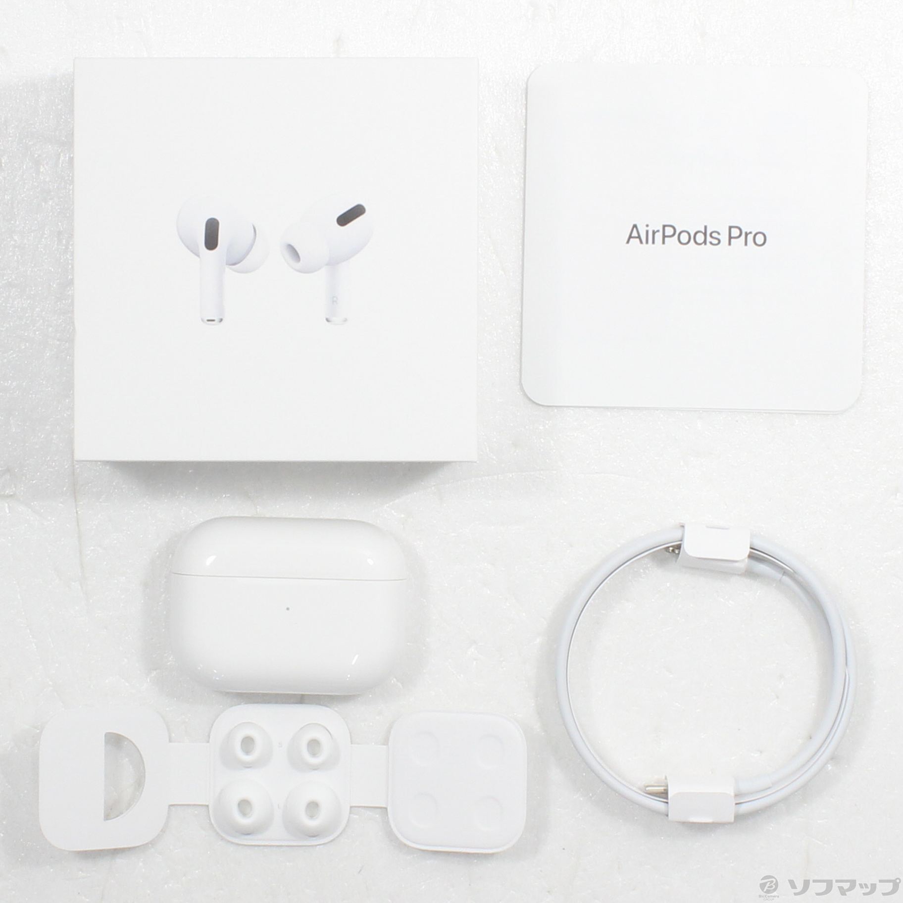 中古】AirPods Pro 第1世代 MWP22J／A ノイズあり [2133056866790