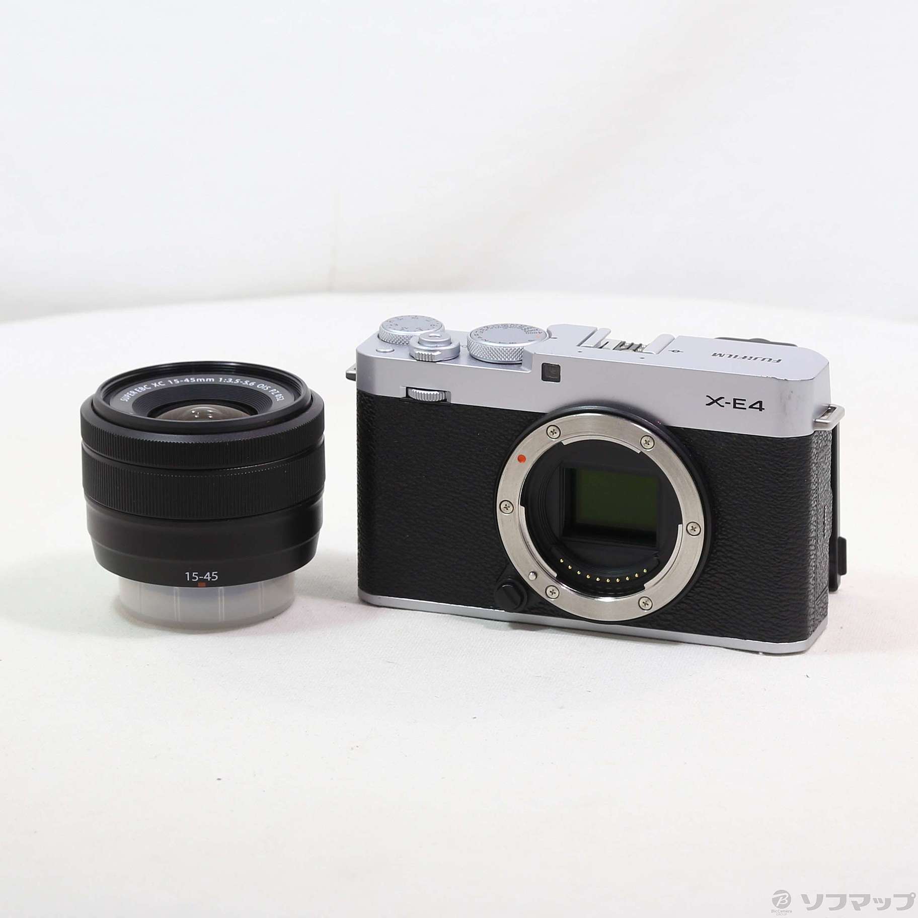 中古】FUJIFILM X-E4 XC15-45mmレンズキット シルバー [2133056874771] - リコレ！|ビックカメラグループ  ソフマップの中古通販サイト