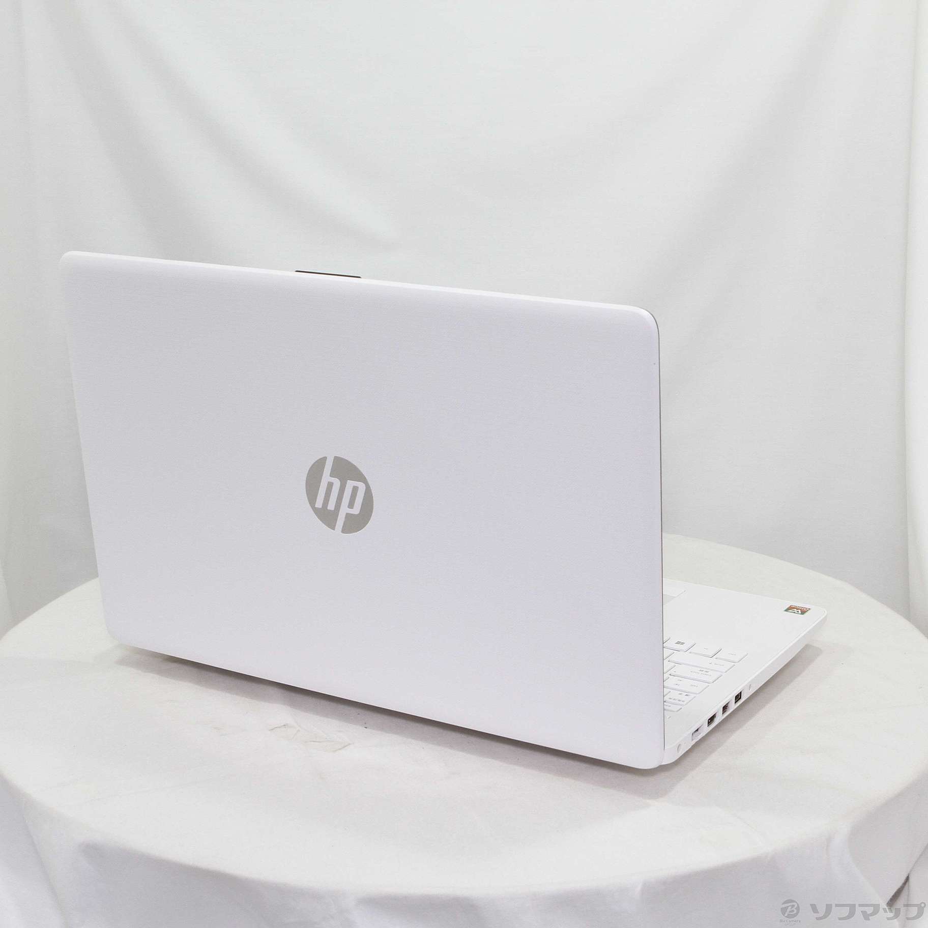 中古】HP 15-db0243AU 7WR01PA-AAAA ピュアホワイト 〔Windows 10
