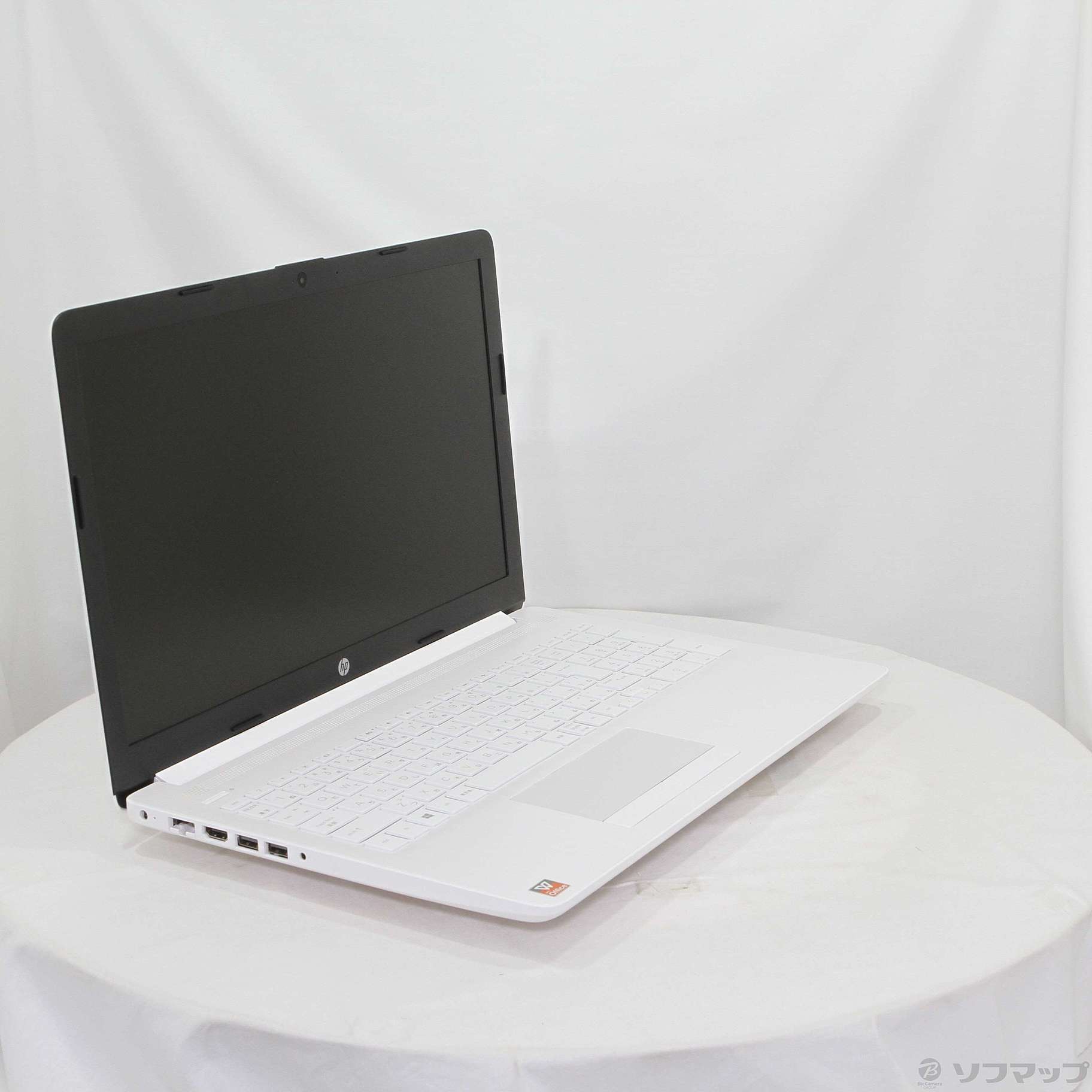 中古】HP 15-db0243AU 7WR01PA-AAAA ピュアホワイト 〔Windows 10