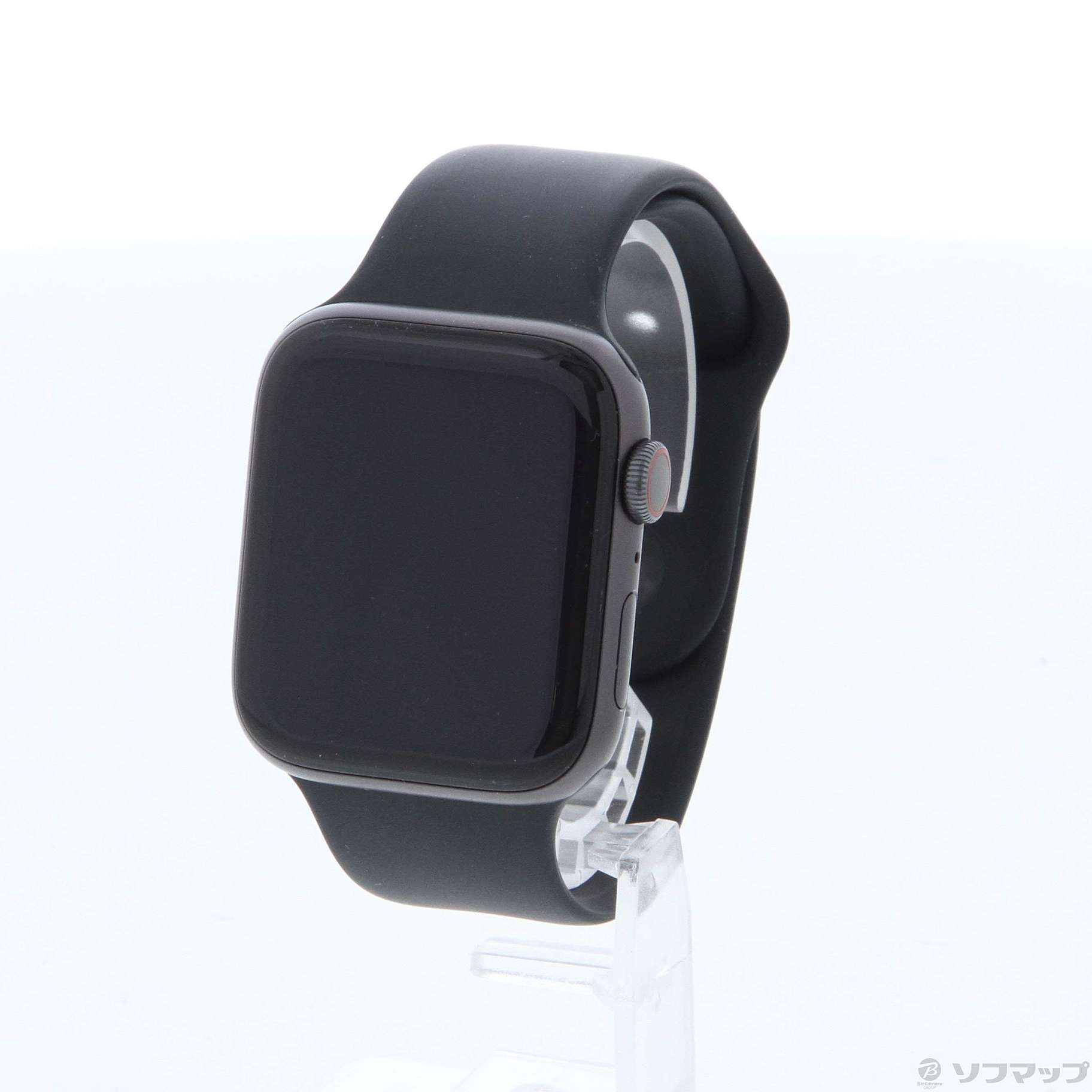 Apple Watch Series 6 GPS + Cellular 44mm スペースグレイアルミニウムケース ブラックスポーツバンド