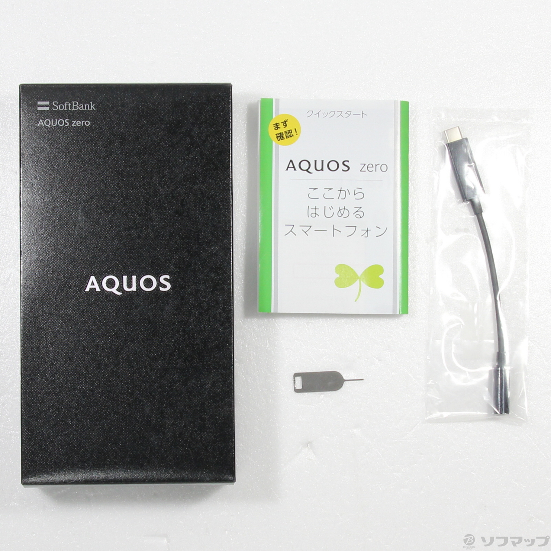 AQUOS ZERO 128GB アドバンスブラック 801SH SoftBank