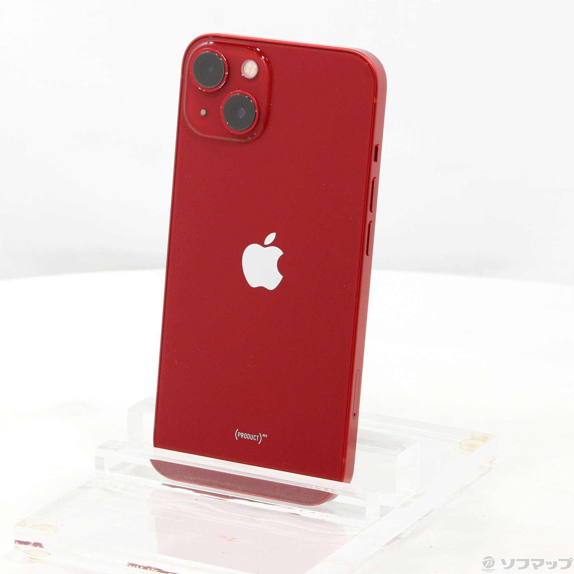 中古】セール対象品 iPhone13 128GB プロダクトレッド MLNF3J／A SIM 