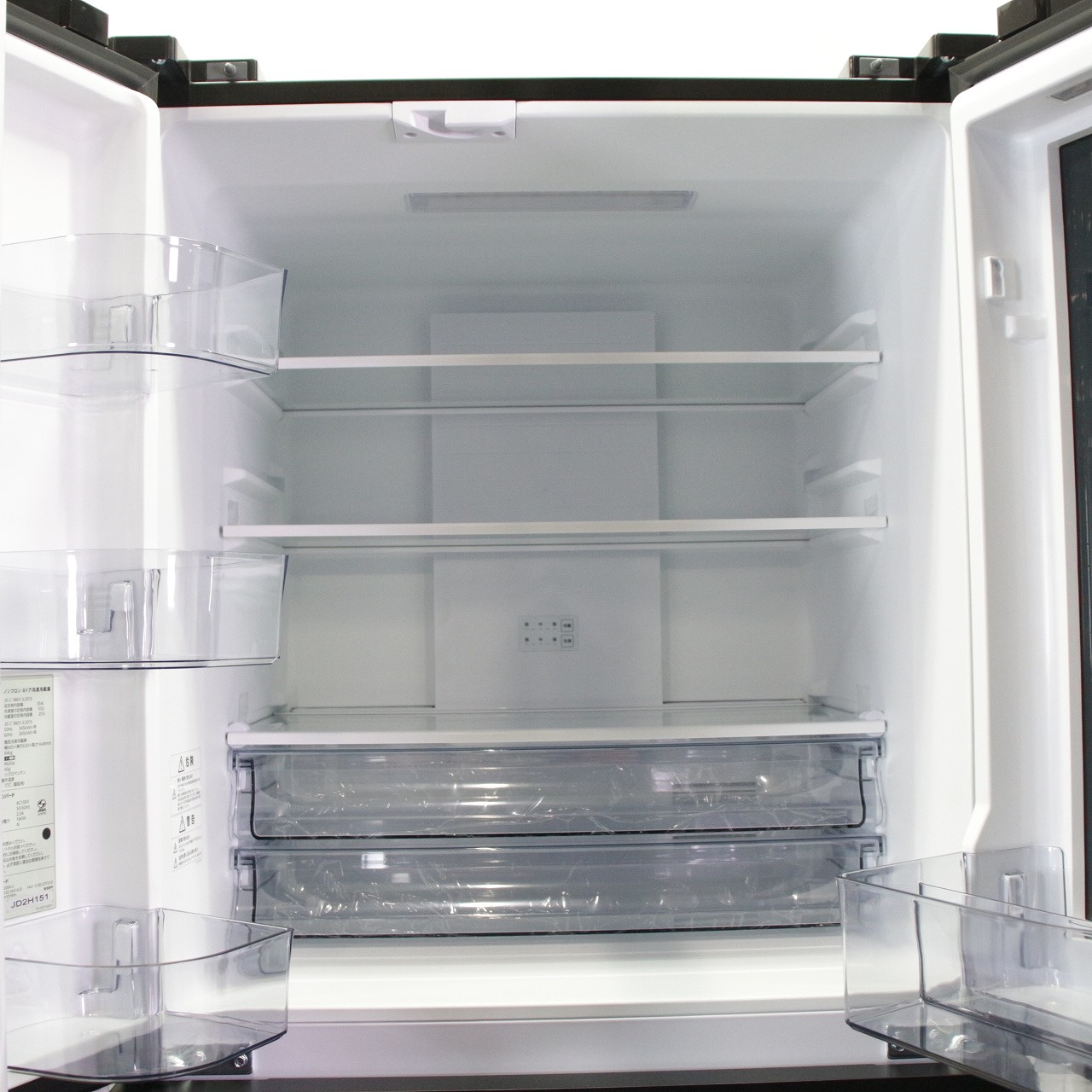 取付無料！最新！タッチ＆ビュー機能付き クリスタルミラー4ドア冷蔵庫！洗濯機 取付無料！最新！タッチ＆ビュー機能付き クリスタルミラー4ドア冷蔵庫