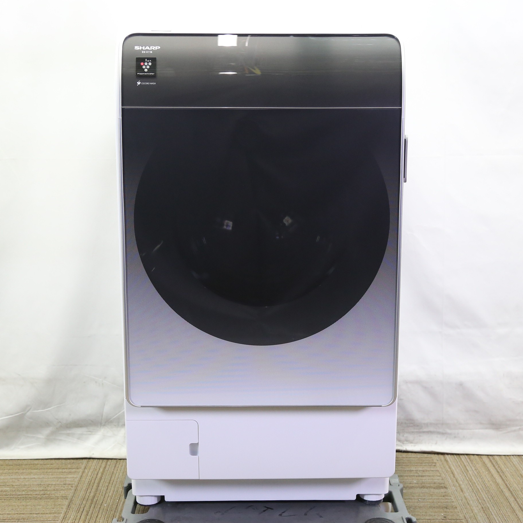 中古】〔中古品〕 ドラム式洗濯乾燥機 クリスタルシルバー ES-X11B-SL 