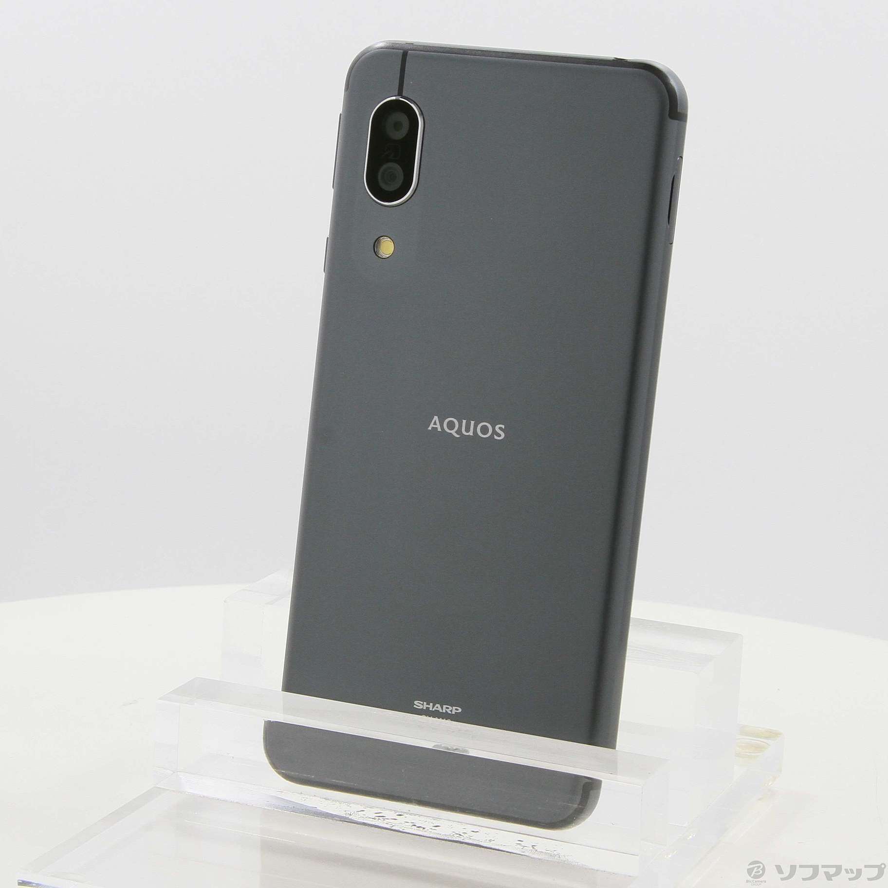 中古】AQUOS sense3 64GB ブラック SH-M12 SIMフリー