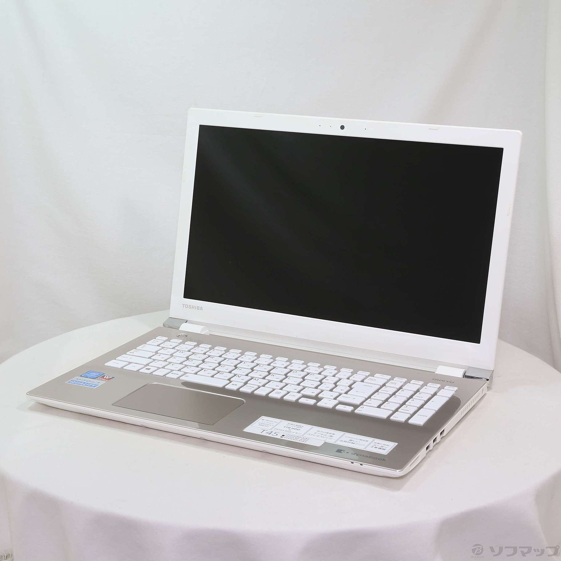 中古】dynabook T45／CG PT45CGP-SJA2 サテンゴールド 〔Windows