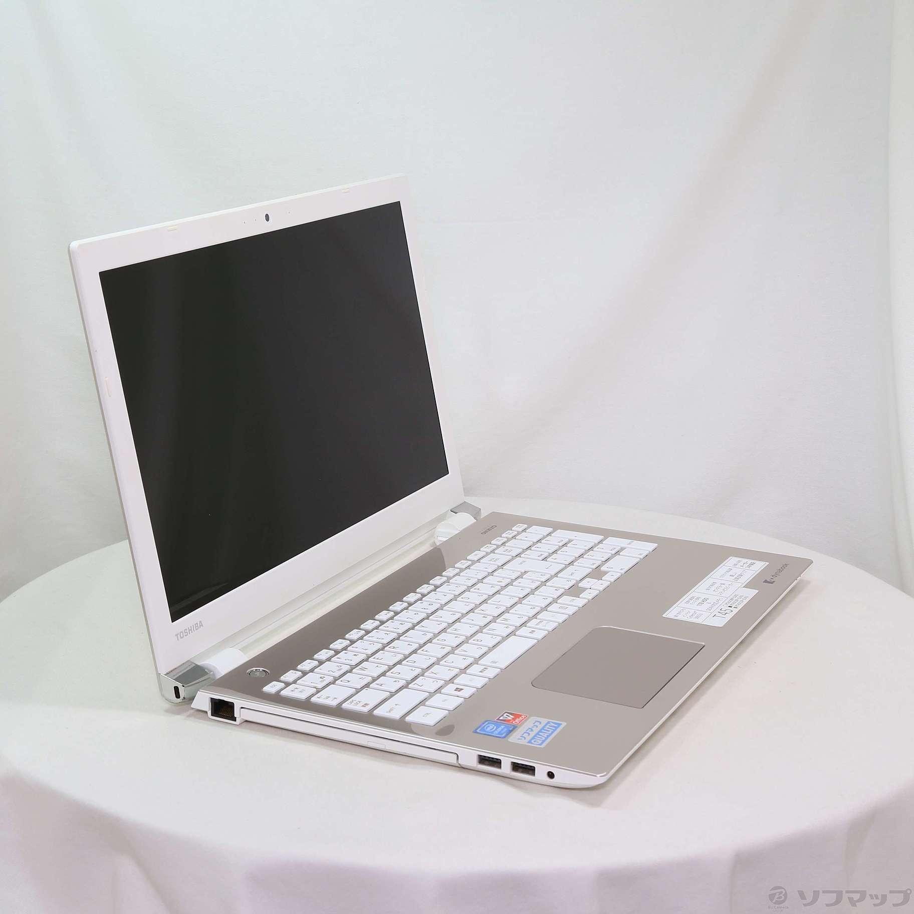 中古】dynabook T45／CG PT45CGP-SJA2 サテンゴールド 〔Windows