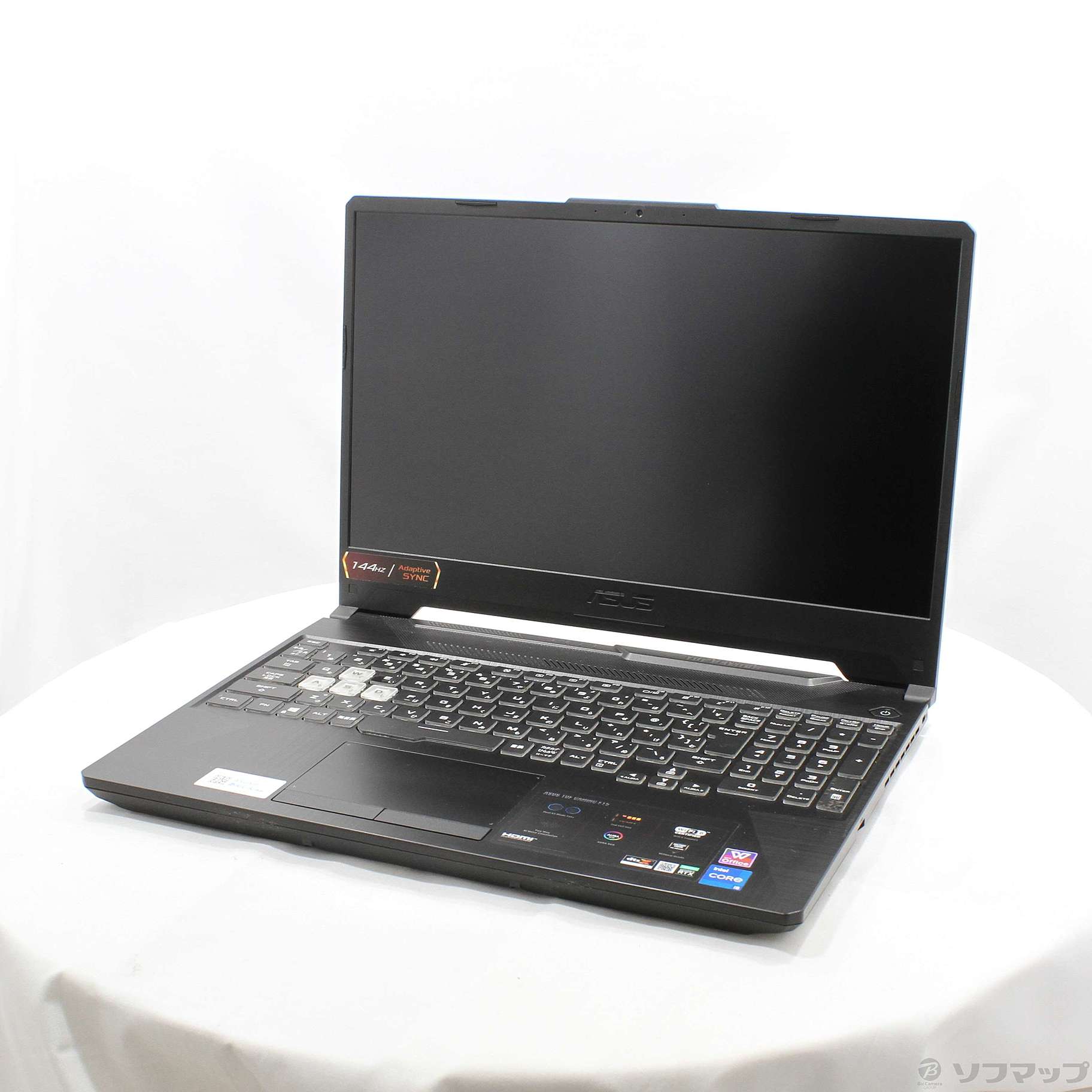 中古】ASUS TUF Gaming F15 FX506HM FX506HM-I5R3060P グラファイトブラック 〔Windows 10〕  ［Core i5 11400H (2.7GHz)／16GB／SSD500GB／GeForce RTX 3060(6GB)／15.6インチワイド］  [2133056938695] - リコレ！|ビックカメラグループ ソフマップの中古通販サイト