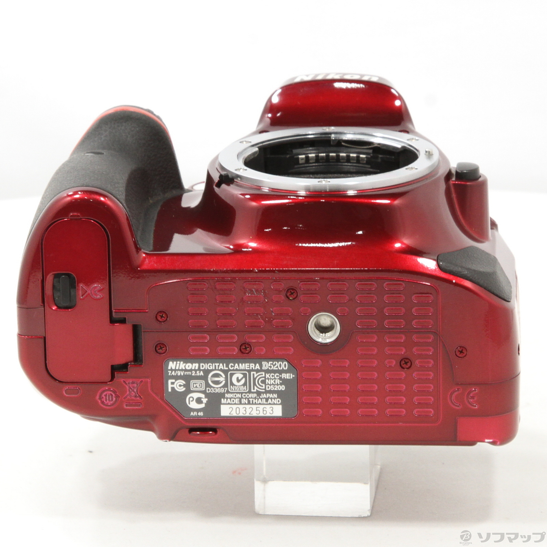 中古】NIKON D5200 ボディ (レッド) [2133056940049] - リコレ