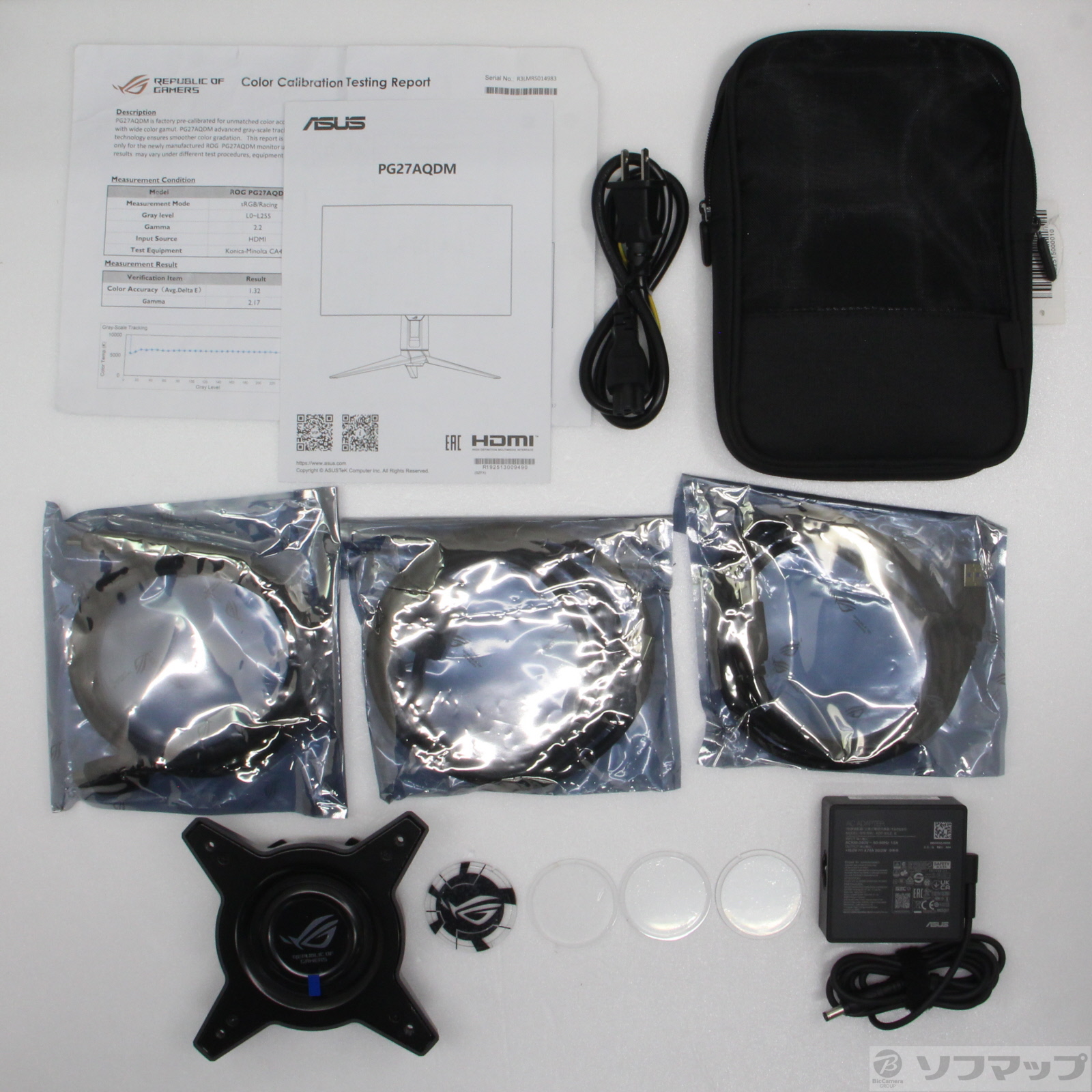 中古】〔展示品〕 ROG Swift OLED PG27AQDM [2133056950925] - リコレ 