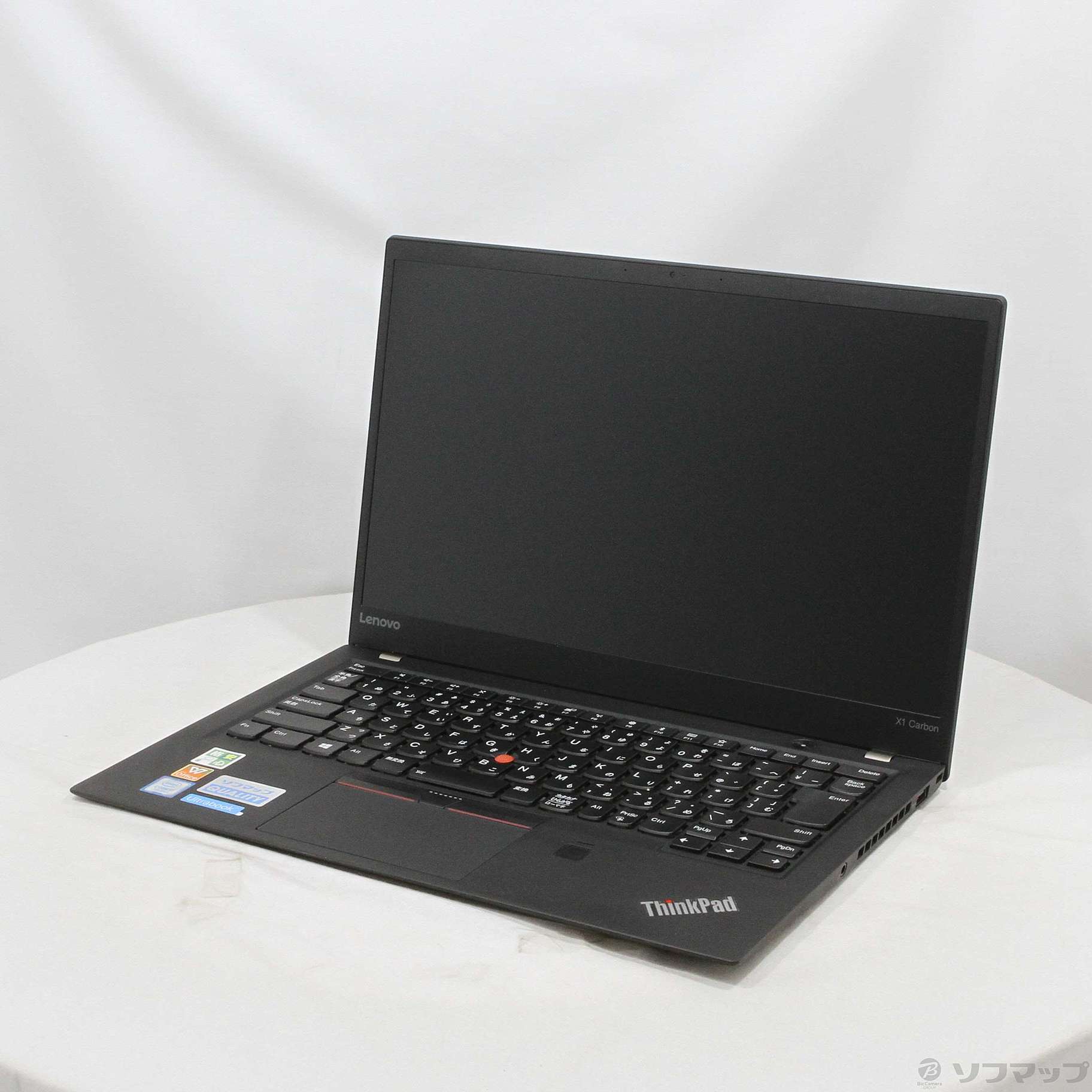 M811. Lenovo / ThinkPad X1 Carbon / 20HR-CT01WW / Core i7-7500U / メモリ不明 /  SSD・HDDなし / パスワードロック・ジャンク - パソコン