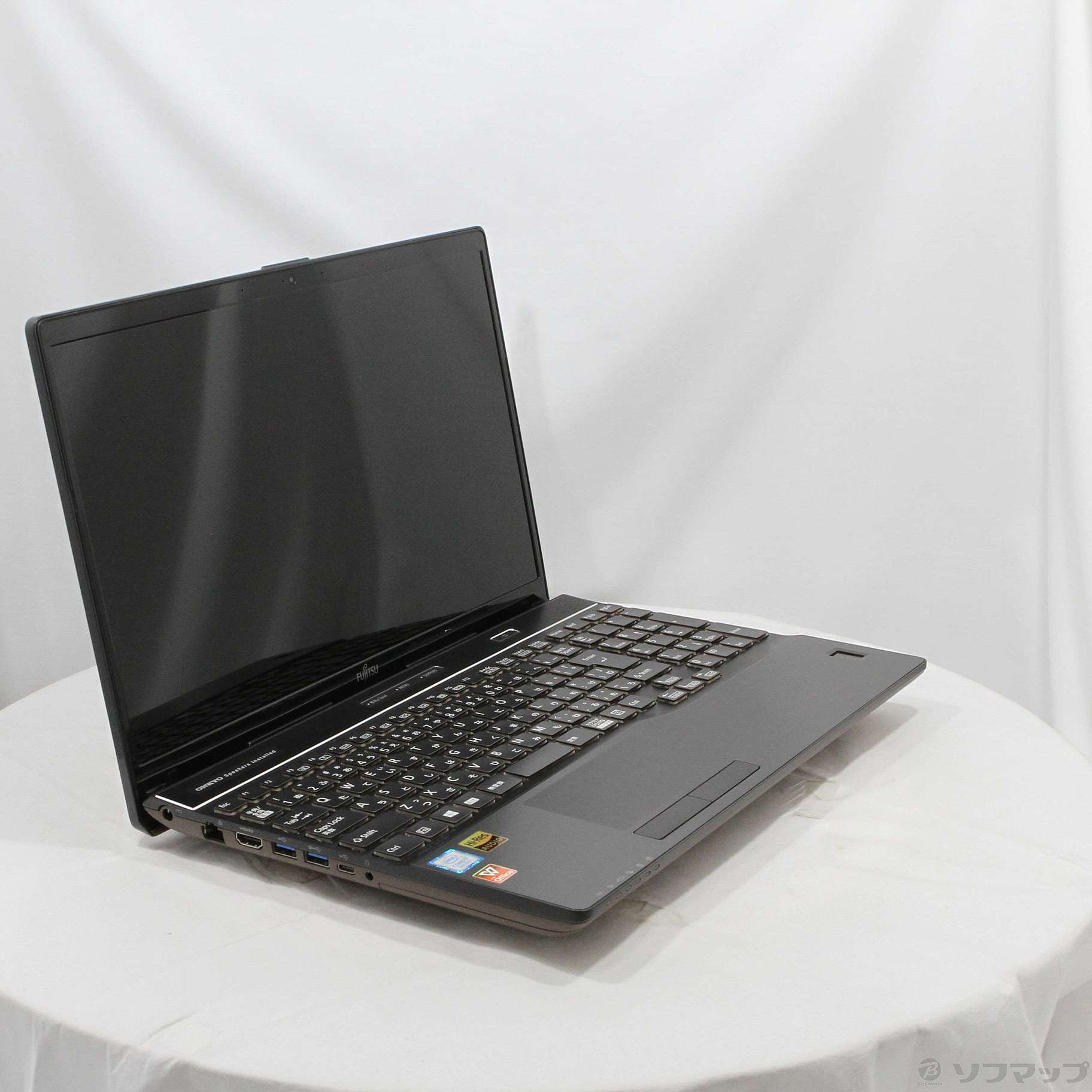 中古】LIFEBOOK AH77／B3 FMVA77B3B ブライトブラック ［Core-i7-8550U 