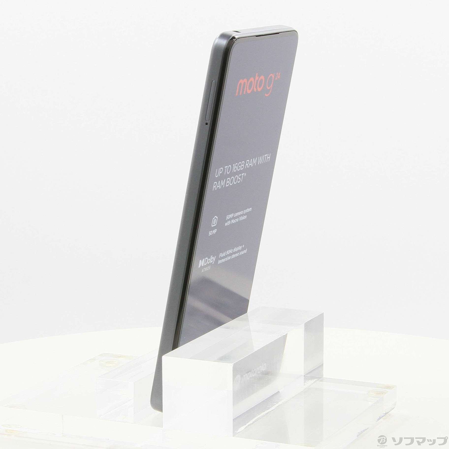 中古】Moto g24 128GB マットチャコール PB1A0000JP SIMフリー 中古】Moto g24 128GB マットチャコール PB1A0000JP SIMフリー