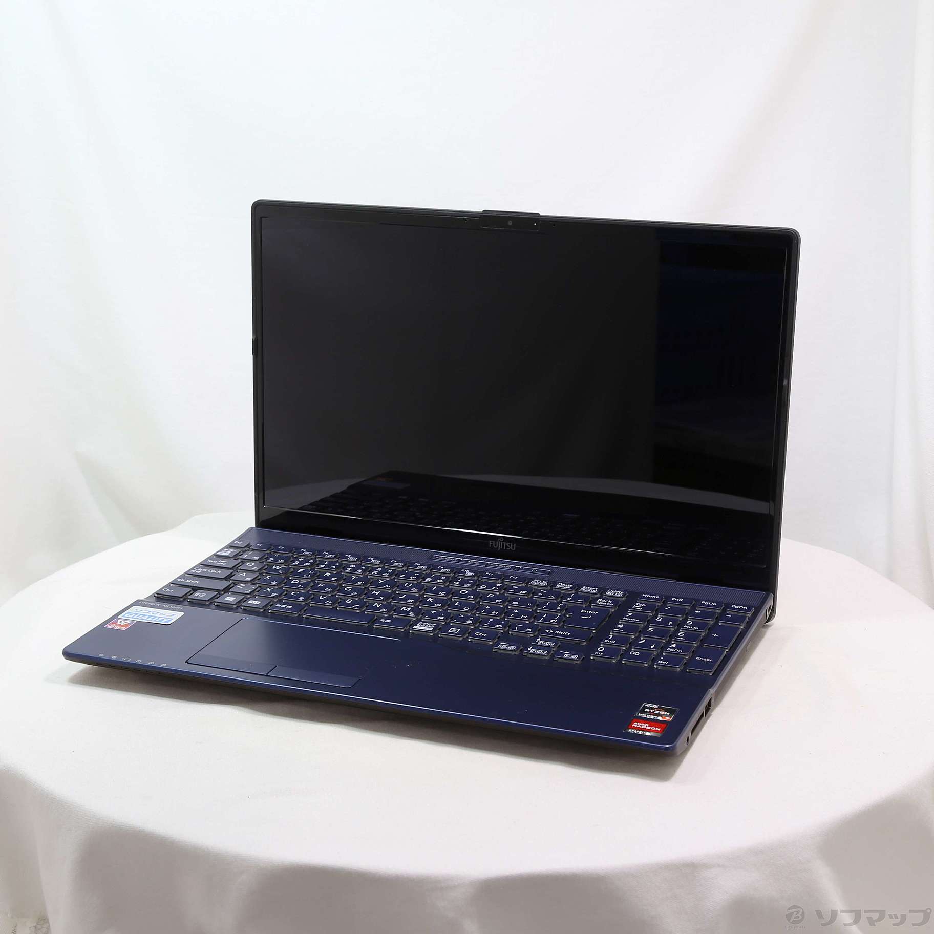 中古】LIFEBOOK AH50／F1 FMVA50F1L メタリックブルー 〔Windows 10〕 ［Ryzen-7-5700U (1.8GHz)／ 8GB／SSD256GB／15.6インチワイド］ [2133056978844] - リコレ！|ビックカメラグループ ソフマップの中古通販サイト