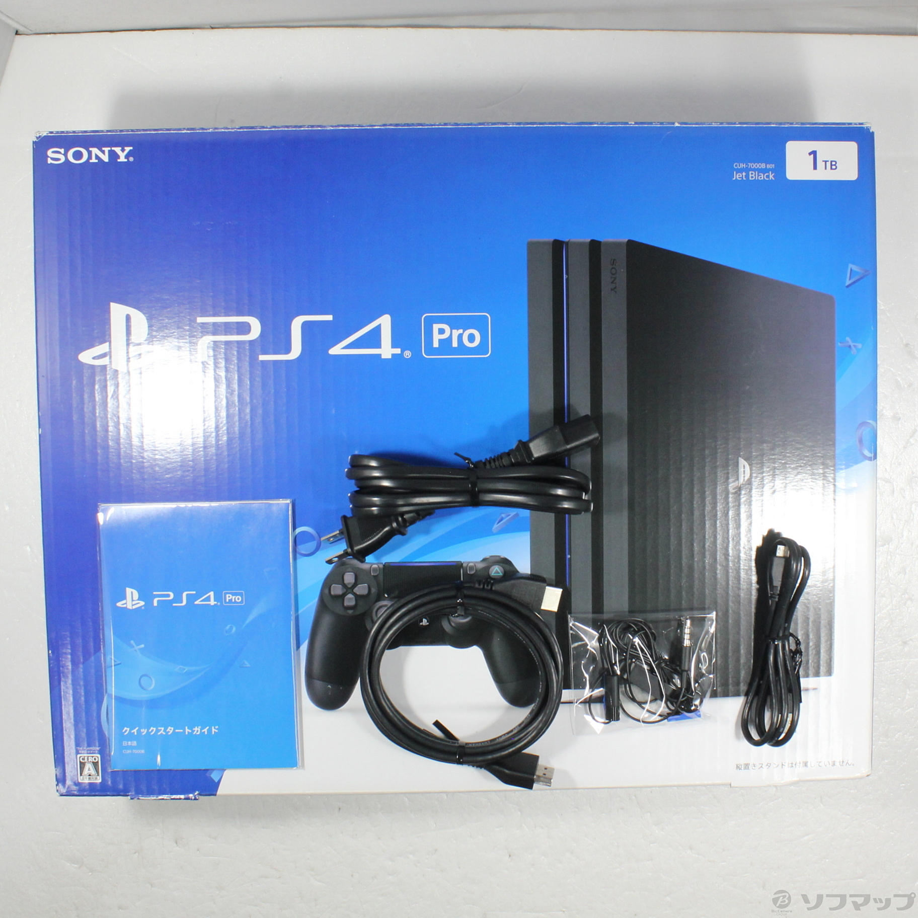 中古品〕 PlayStation 4 Pro ジェットブラック 1TB CUH-7000BB｜の通販 
