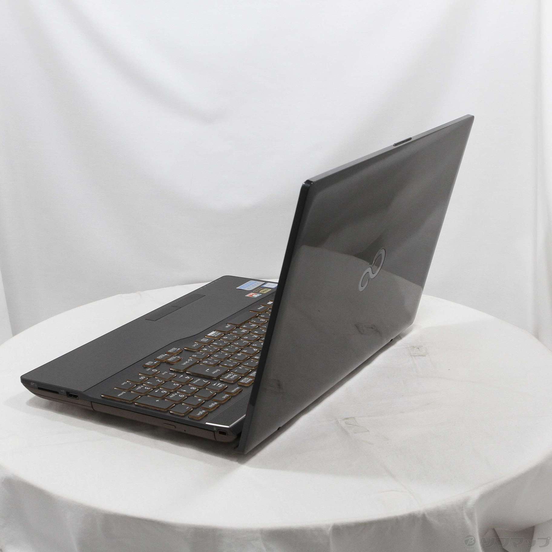 中古】LIFEBOOK AH78／C2 FMVA78C2BZ ブライトブラック 〔Windows 10〕 ［Core-i7-8550U  (1.8GHz)／16GB／HDD2TB／15.6インチワイド］ [2133056986023] - リコレ！|ビックカメラグループ  ソフマップの中古通販サイト