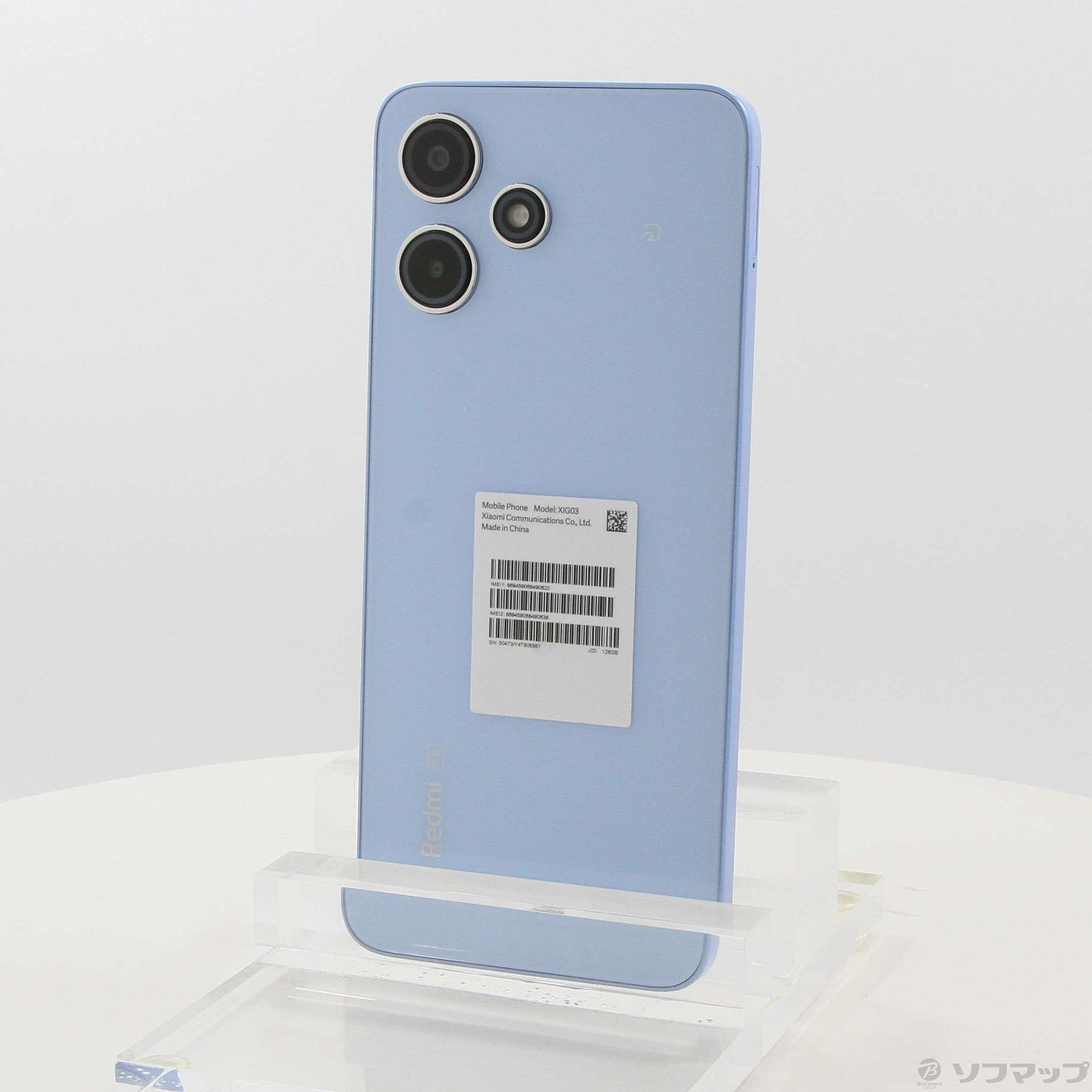 中古】Redmi 12 5G 128GB スカイブルー XIG03 au SIMフリー