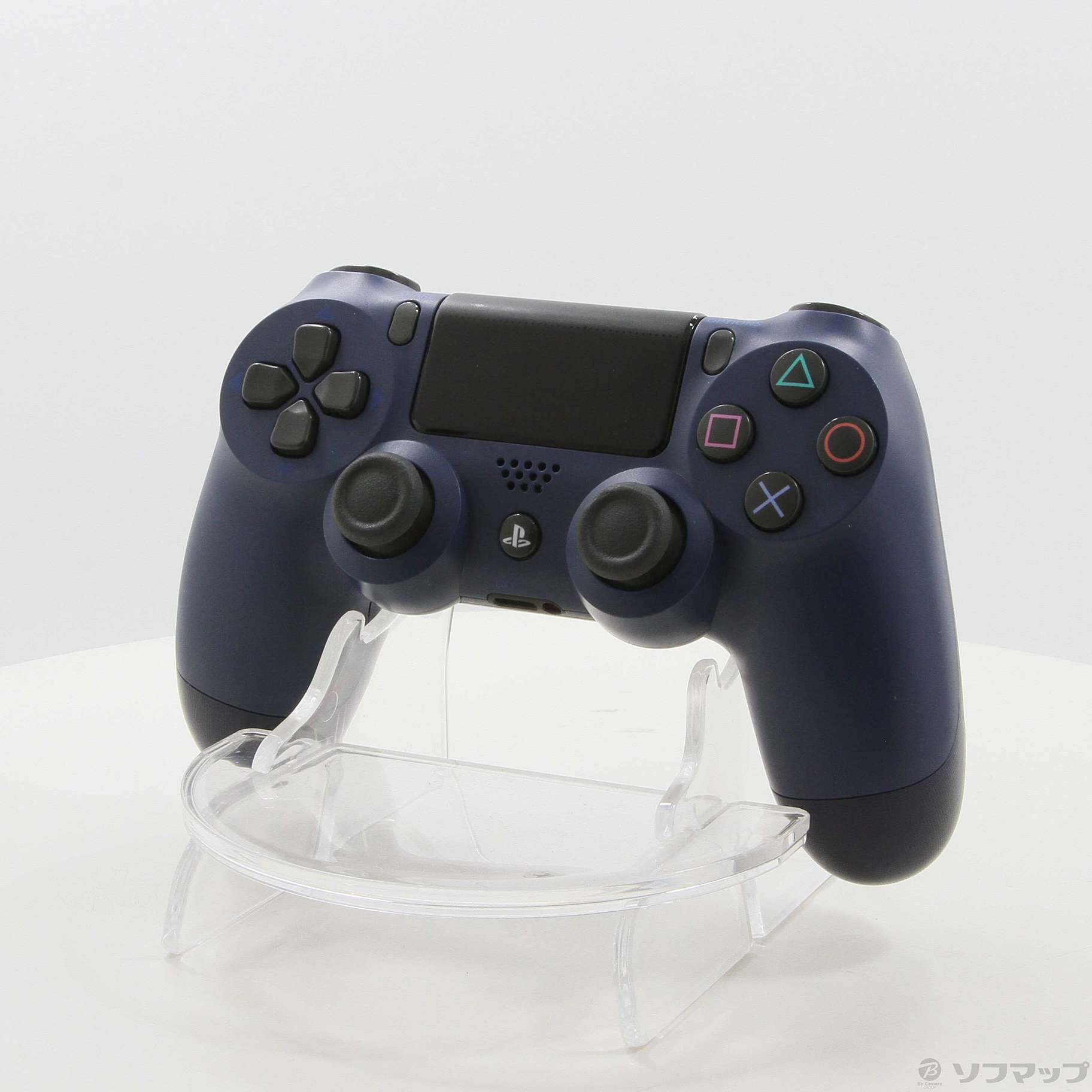 中古】ワイヤレスコントローラー DUALSHOCK4 ミッドナイト・ブルー 【PS4】 [2133057008281] -  リコレ！|ビックカメラグループ ソフマップの中古通販サイト