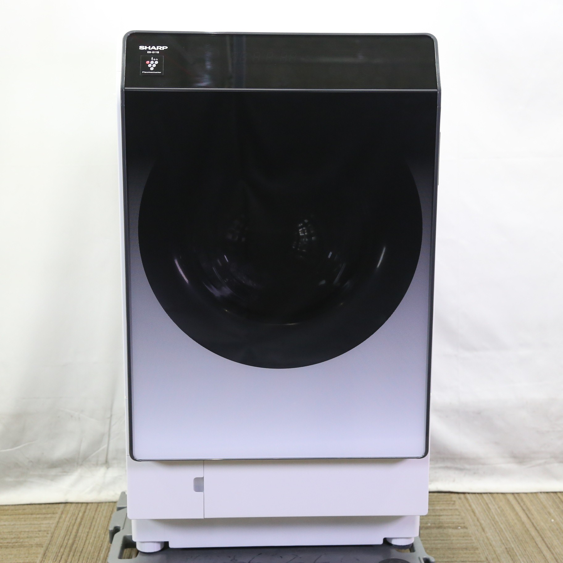 ★中古美品！SHARP ドラム式洗濯乾燥機 ES-G11B-SL 中古】〔展示品〕 ドラム式洗濯乾燥機 シルバー系 ES-G11B-SL