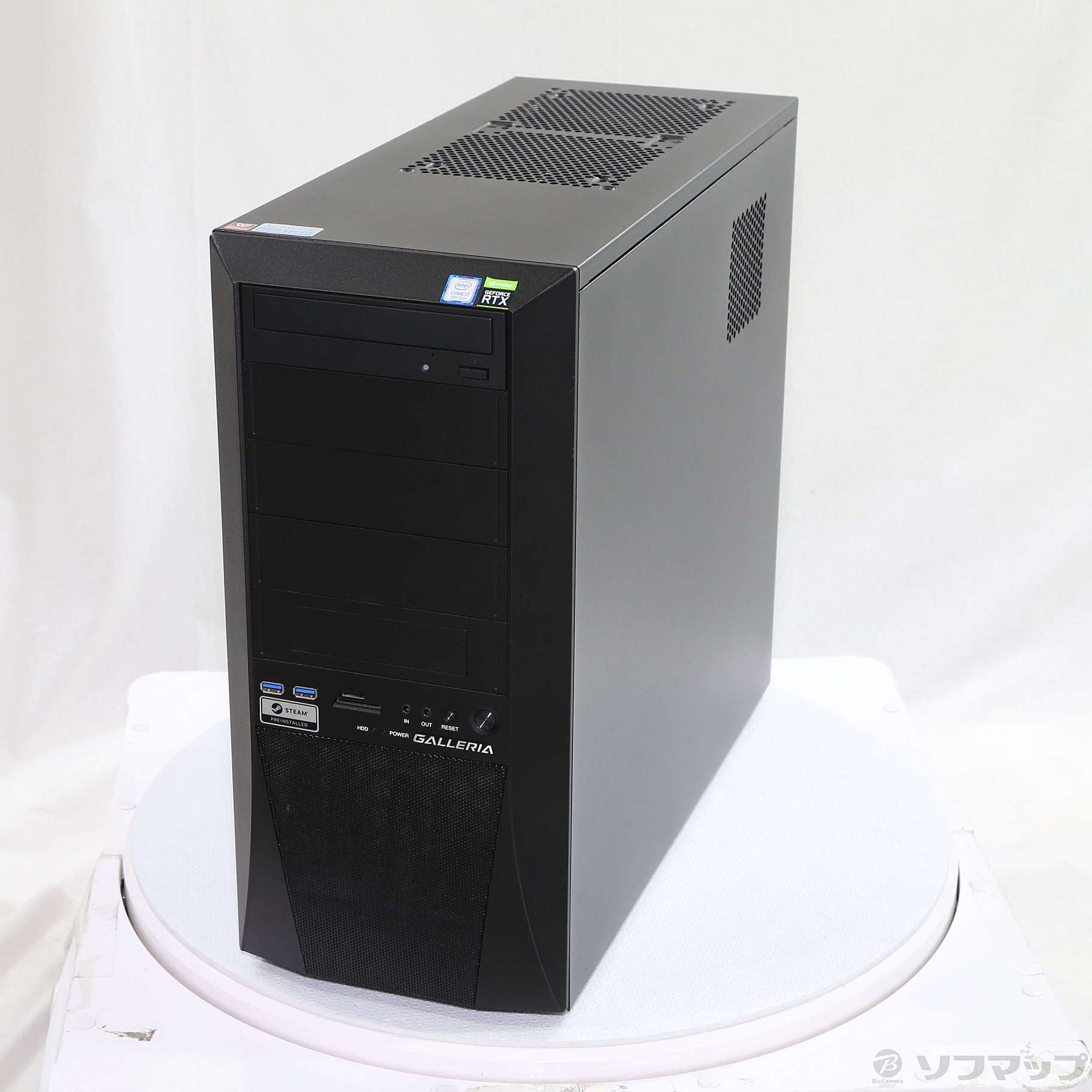 中古】GALLERIA XF 〔Windows 10〕 ［Core-i7-9700K (3.6GHz)／16GB／HDD2TB／GeForce RTX  2070(8GB)／］ [2133057013988] - リコレ！|ビックカメラグループ ソフマップの中古通販サイト