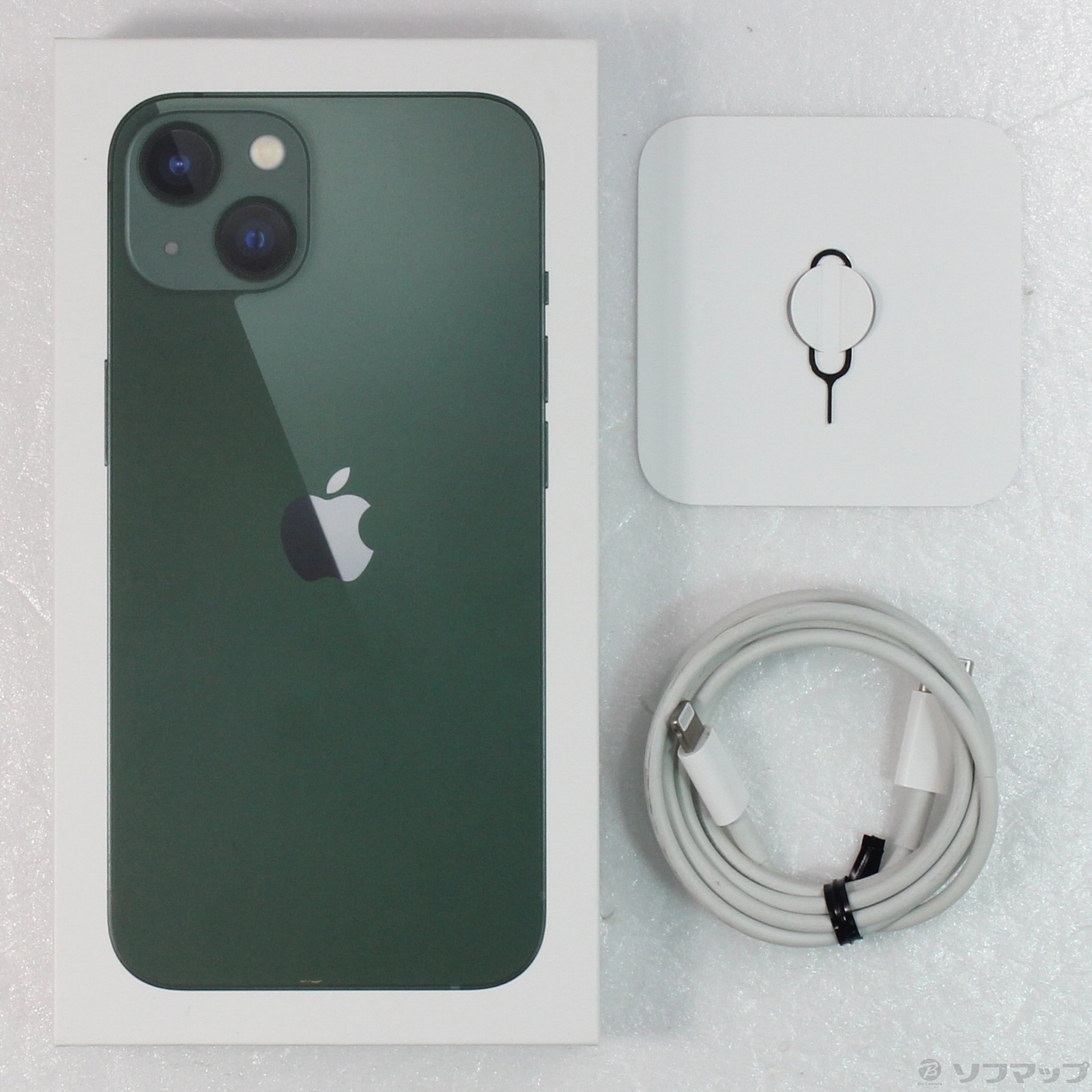 中古】iPhone13 256GB グリーン MNGH3J／A SIMフリー [2133057046276